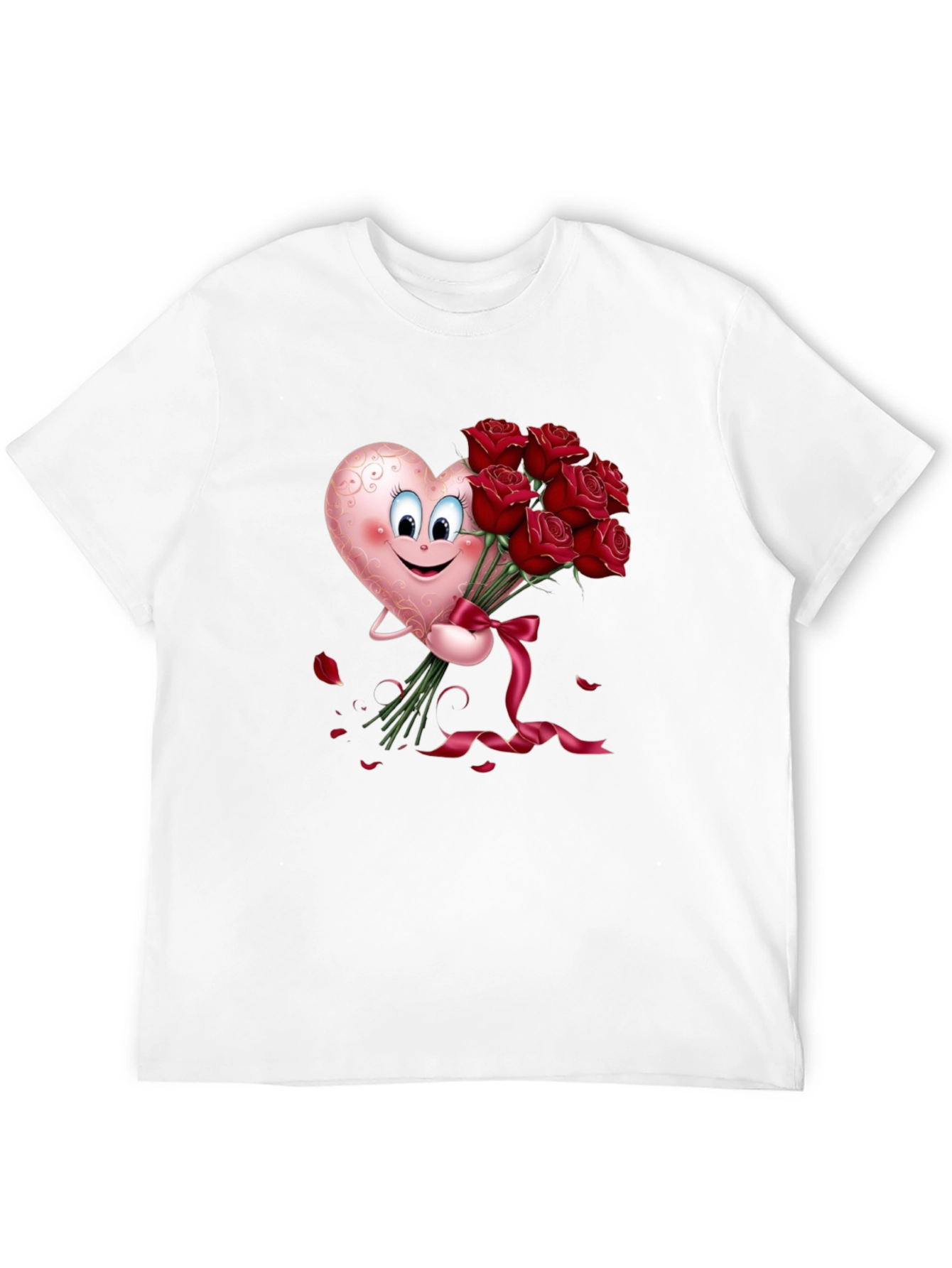Black Heart & Roses Graphic Tee - Black view 12