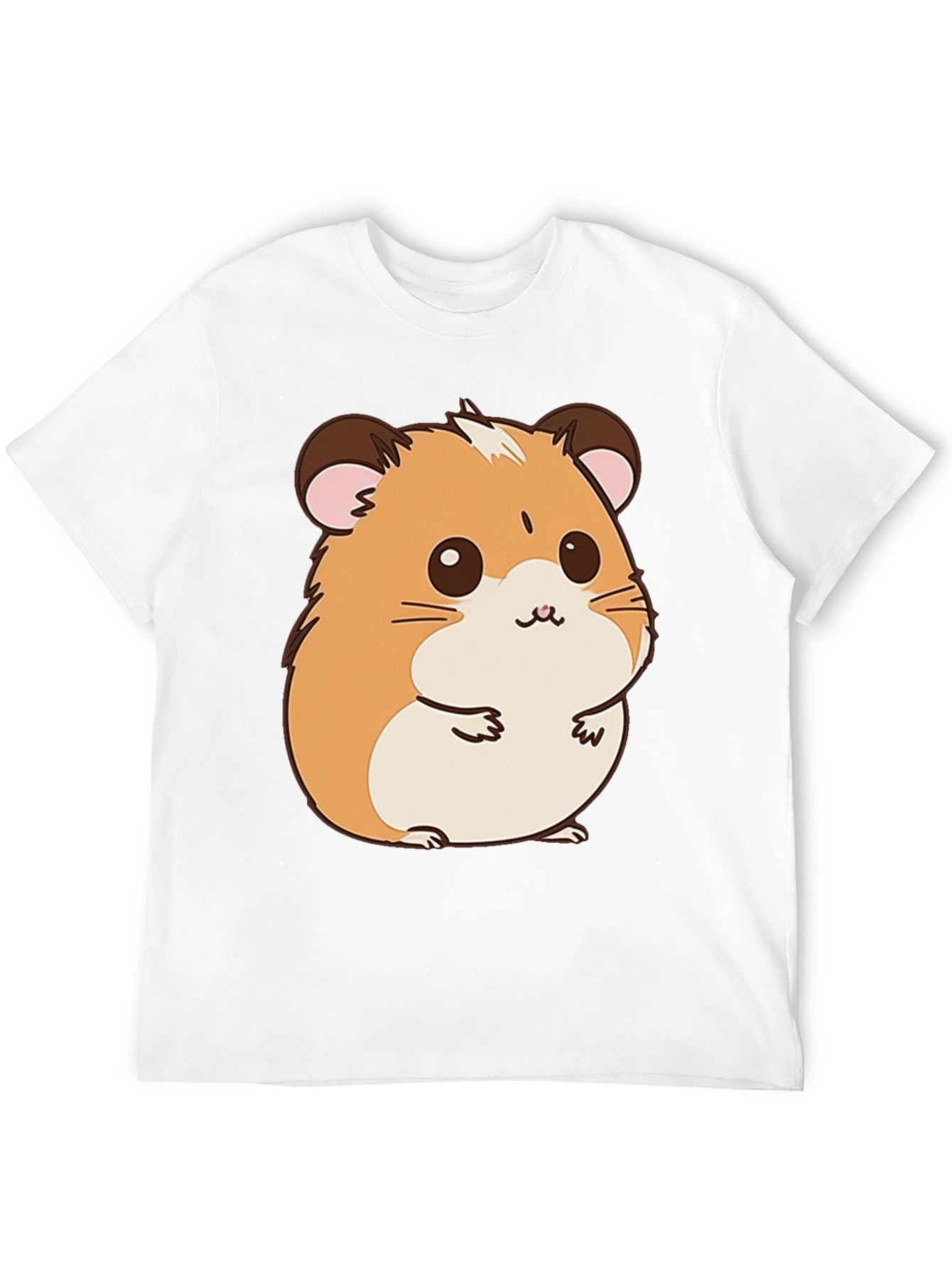Black Cute Hamster Graphic T-Shirt -  Fun Pet Lover Tee view 12