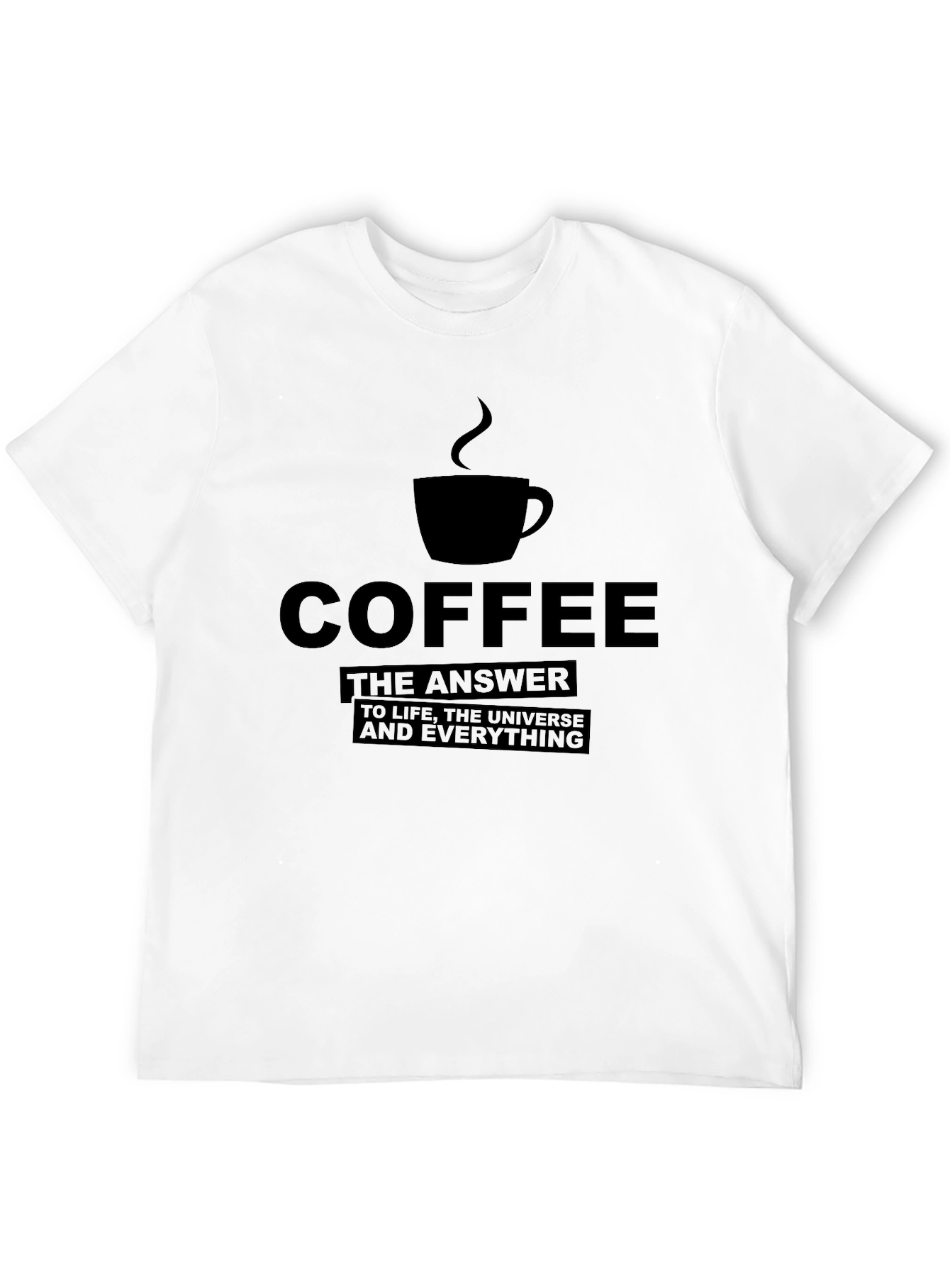 Black Coffee: The Answer T-Shirt - Black view 12