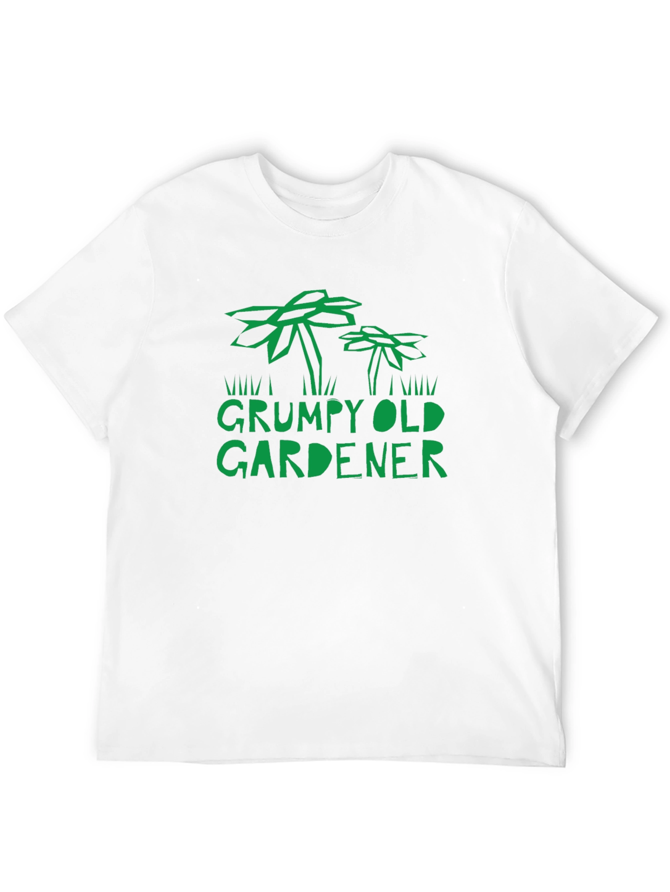 Black Grumpy Old Gardener T-Shirt, Funny Garden Tee view 12