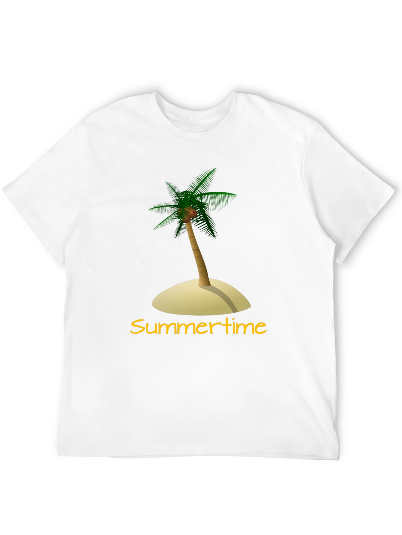 Black Summertime Palm Tree T-Shirt - Island Vibes view 12