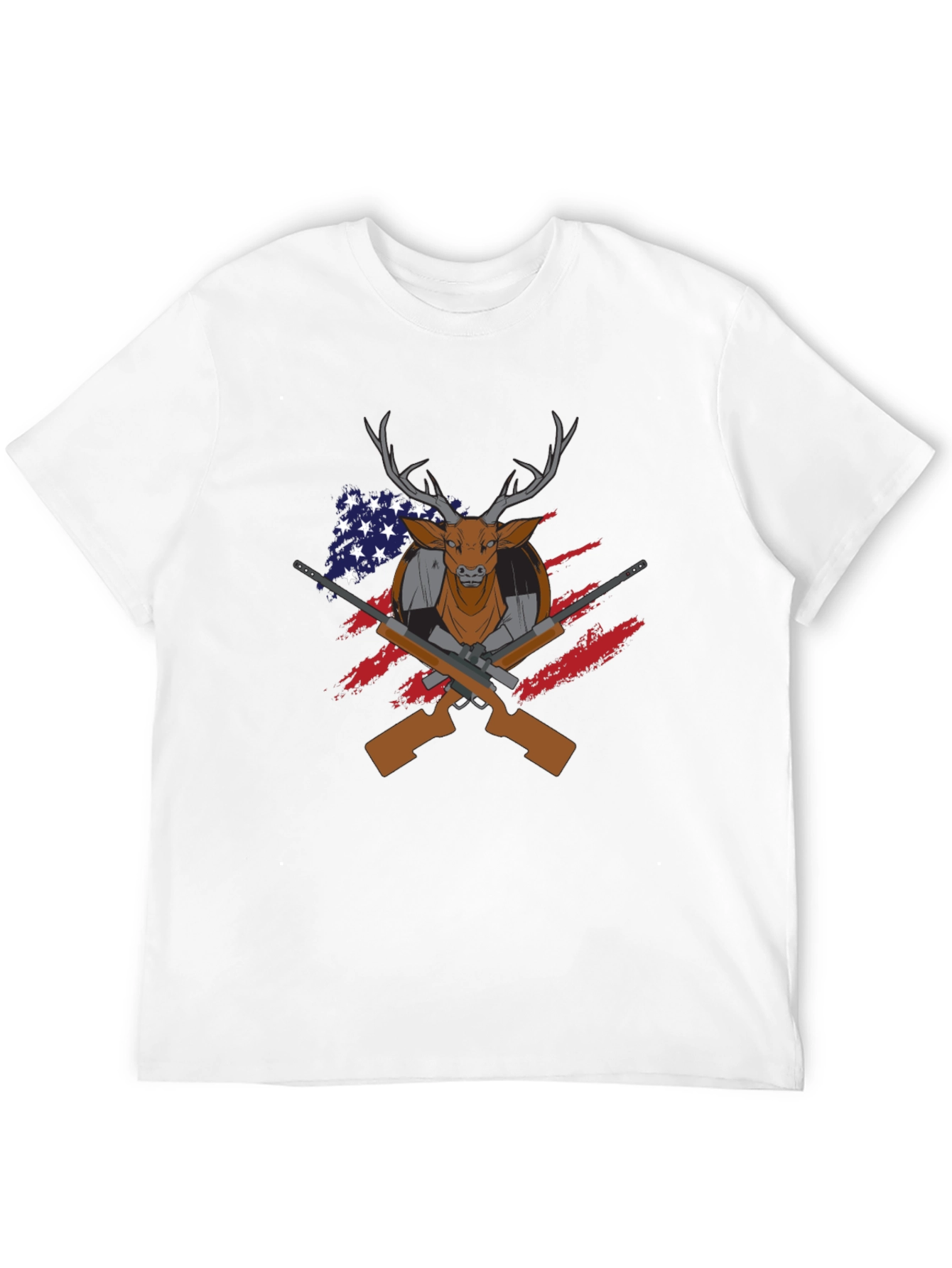 Deer Hunter USA Flag T-Shirt - 12