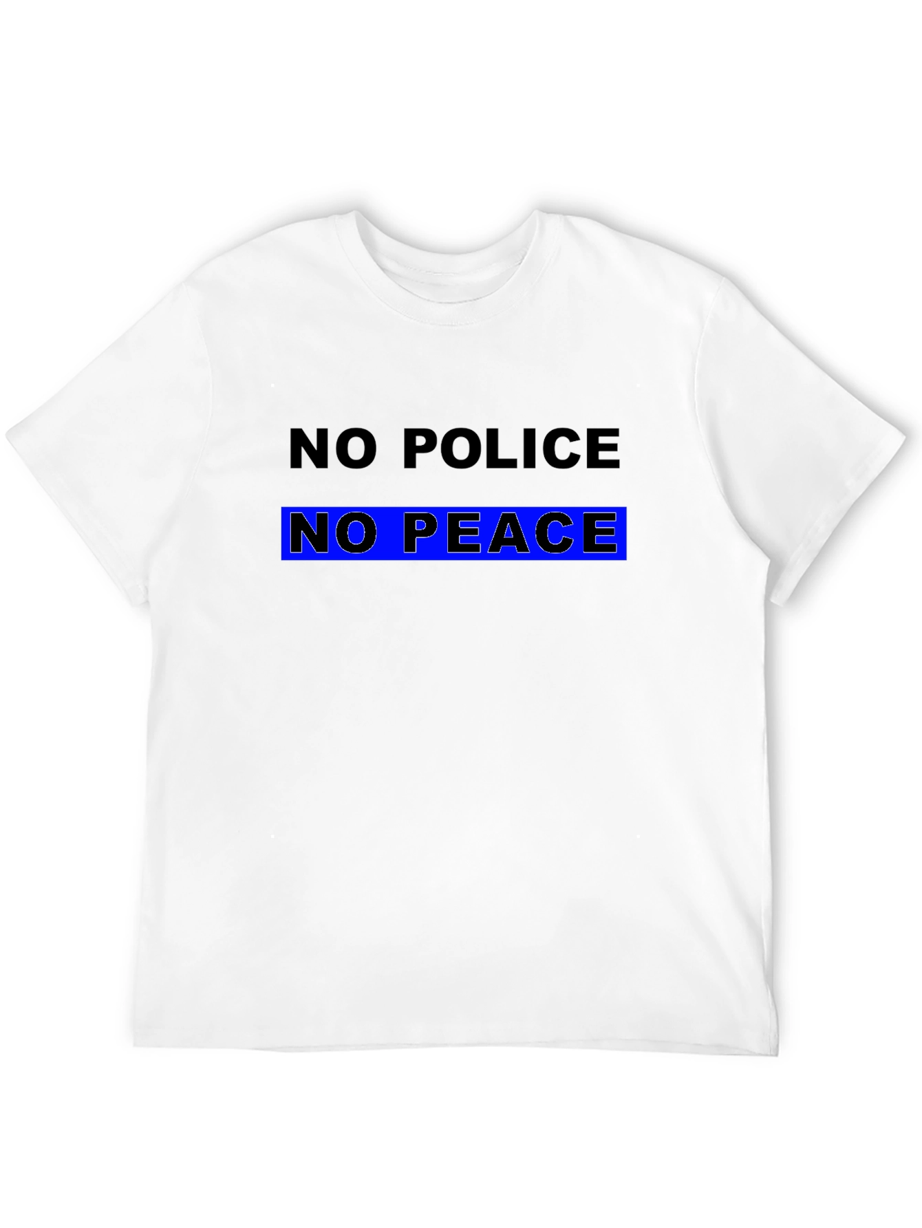 Black No Police No Peace Graphic Tee view 12