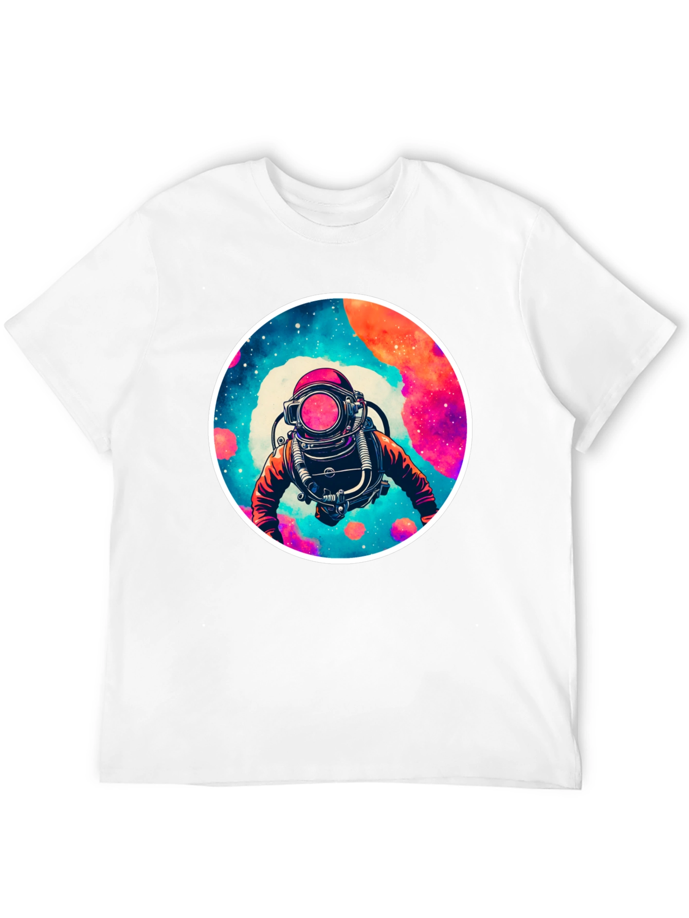 Black Cosmic Diver Graphic Tee - Black view 12