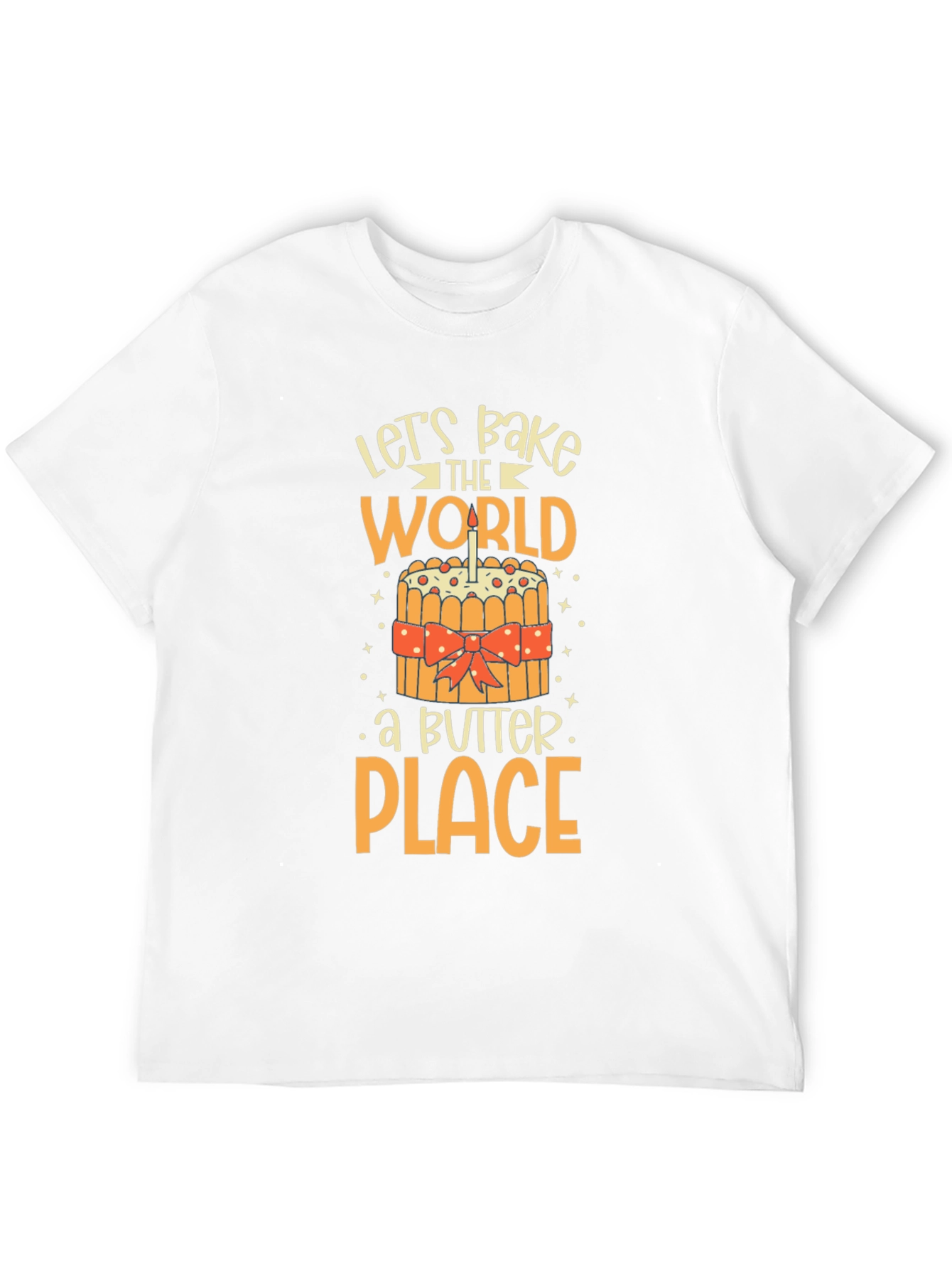 Black Let's Bake the World a Better Place T-Shirt view 12