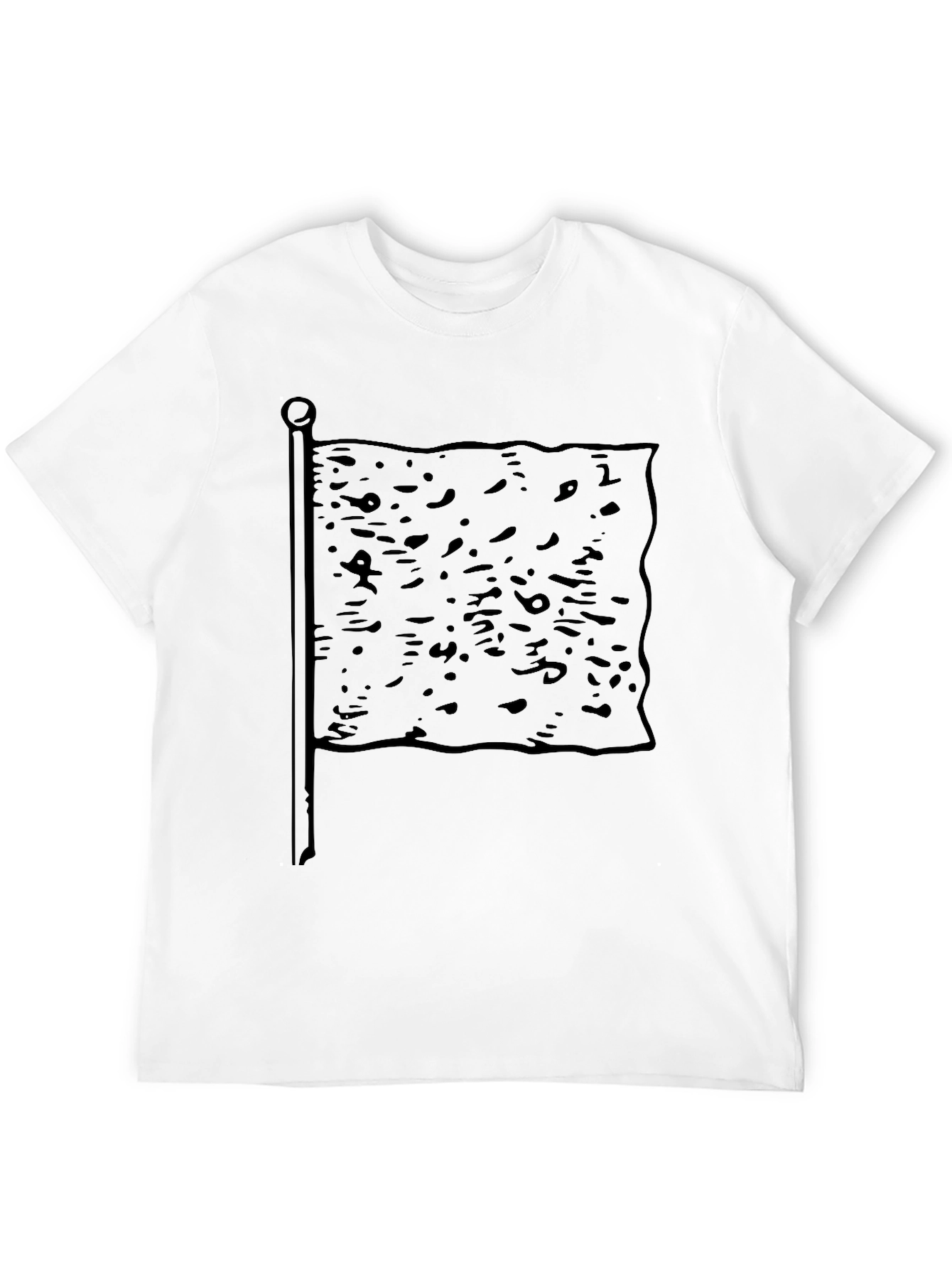 Black Black Flag Graphic Tee - Casual Style view 12