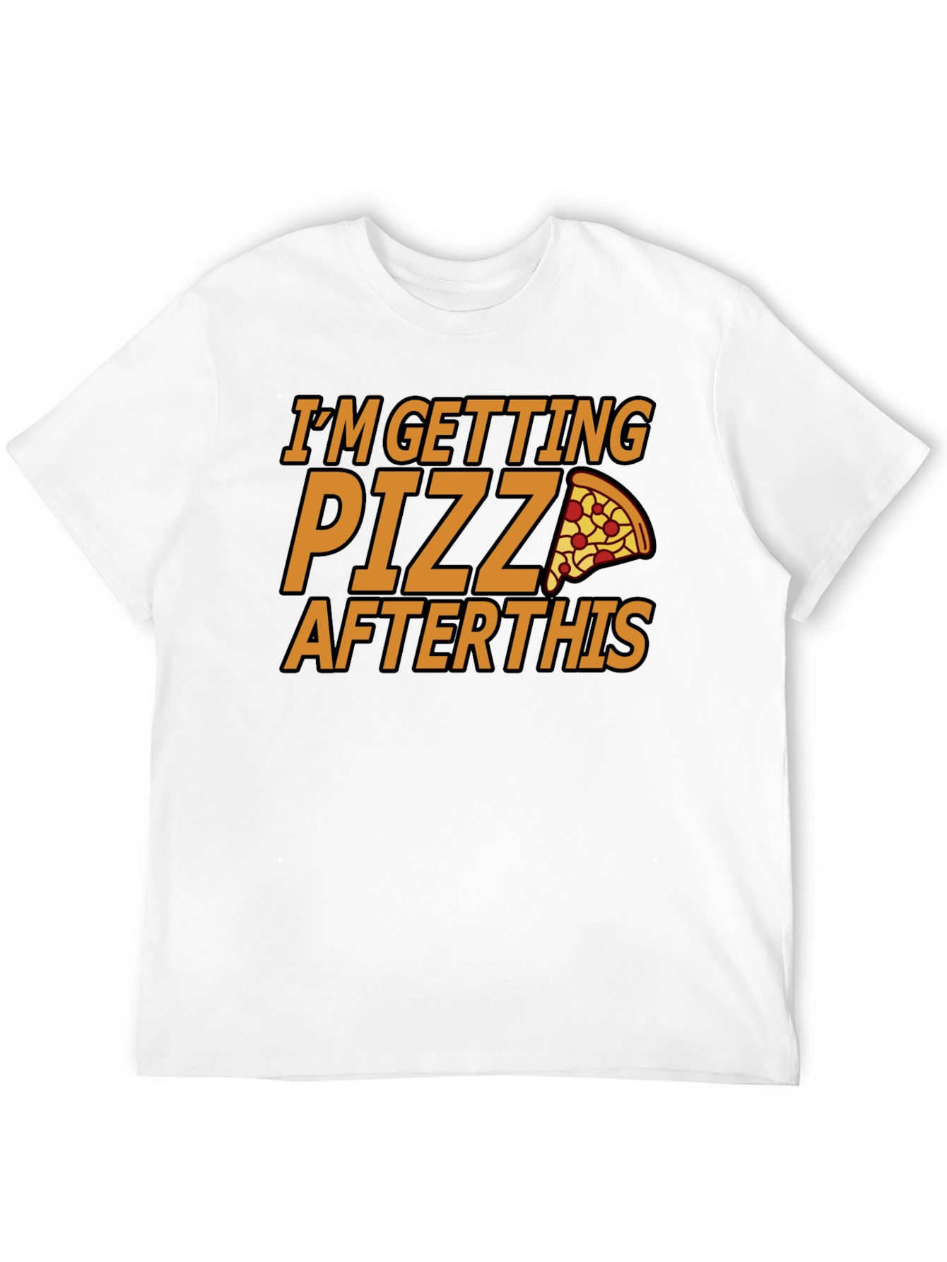 Black Pizza Lover Tee - I'm Getting Pizza After This view 12