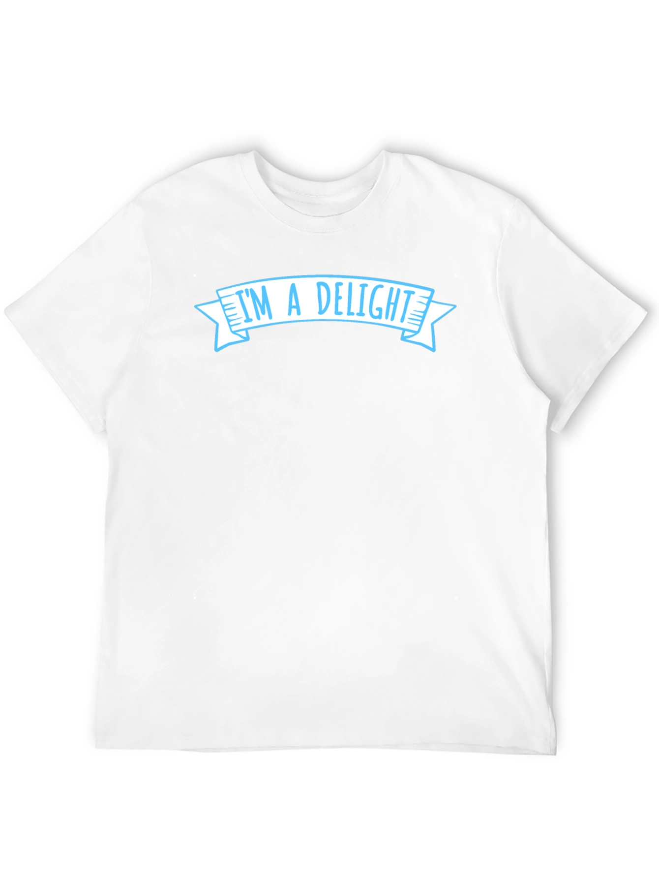 Black I'm a Delight T-Shirt - Funny Sarcastic Graphic Tee view 12