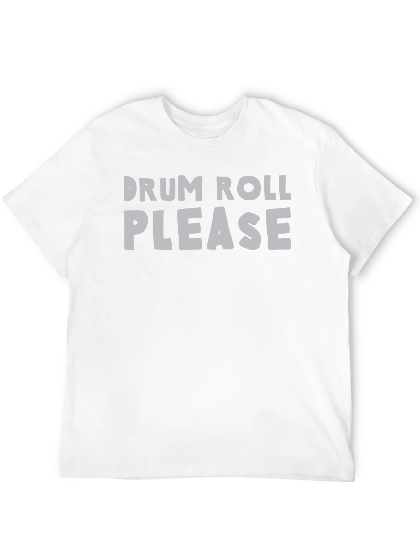 Black Drum Roll Please Graphic Tee - Black Cotton T-Shirt view 12