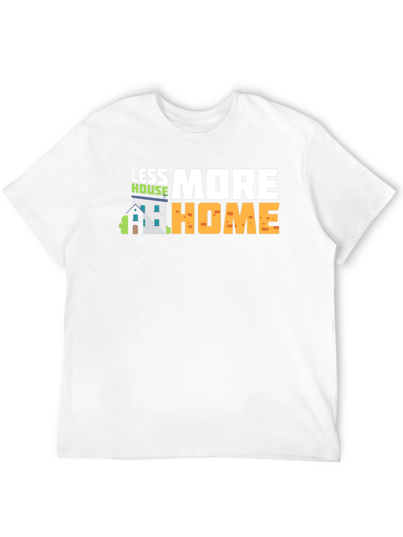 Black Less House More Home Graphic T-Shirt view 12