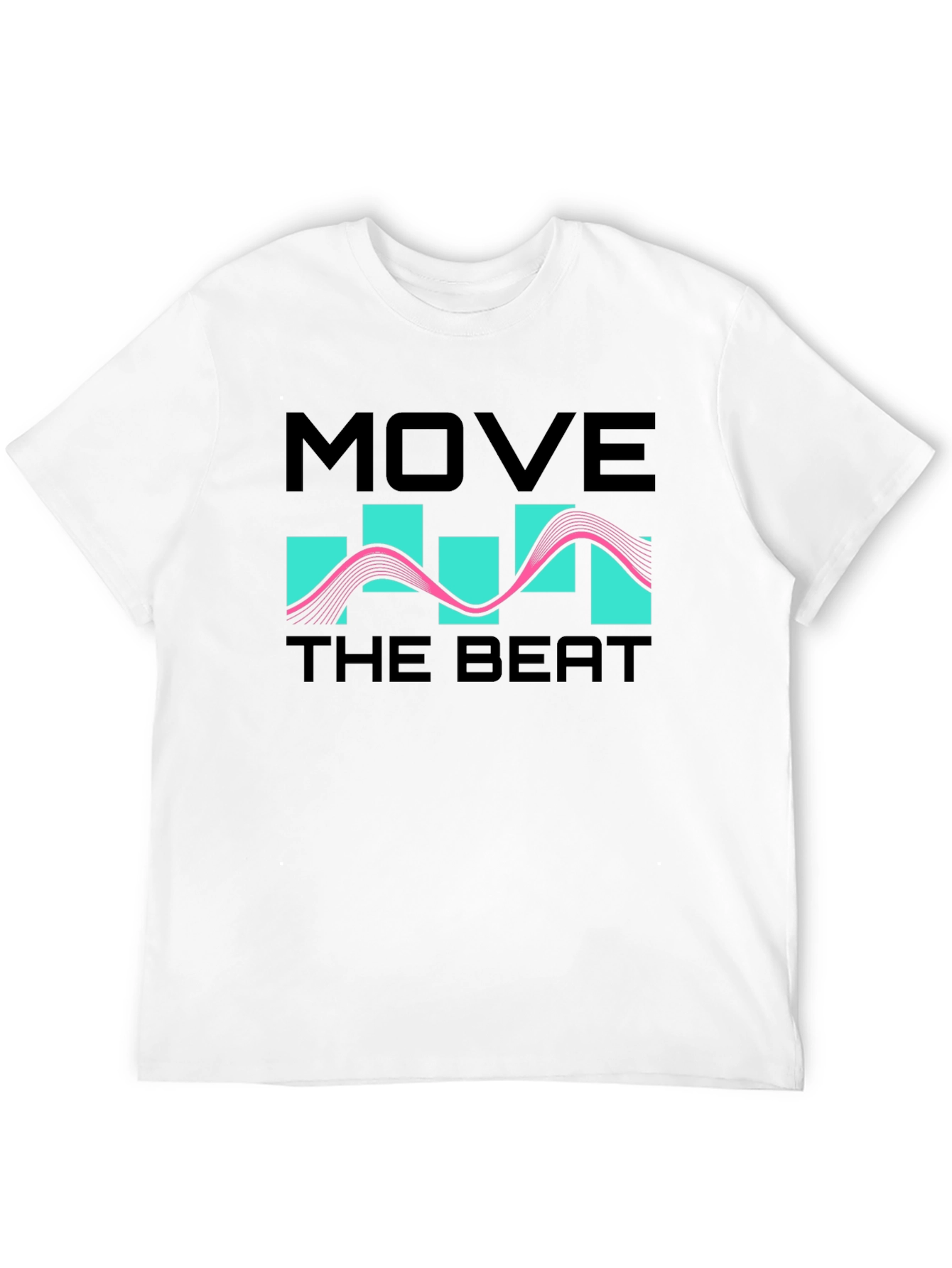 Black Move The Beat Black Graphic T-Shirt view 12
