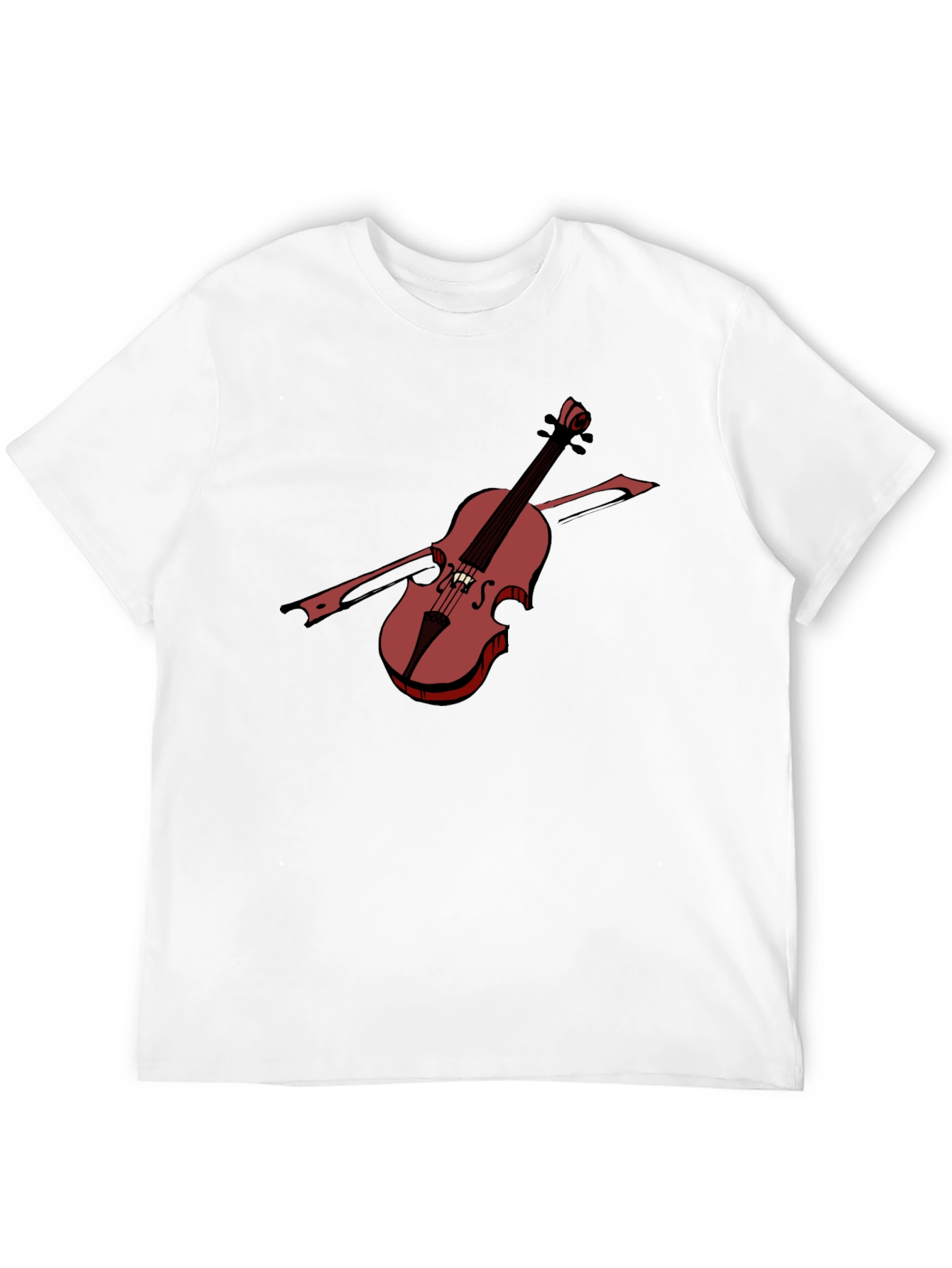 Black Violin Graphic Tee - Classic Musician Style view 12