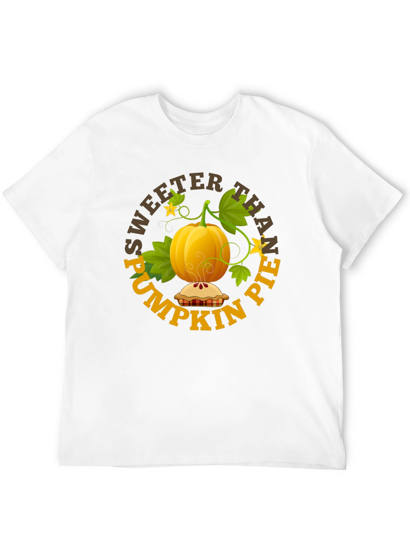 Black Sweeter Than Pumpkin Pie T-Shirt view 12
