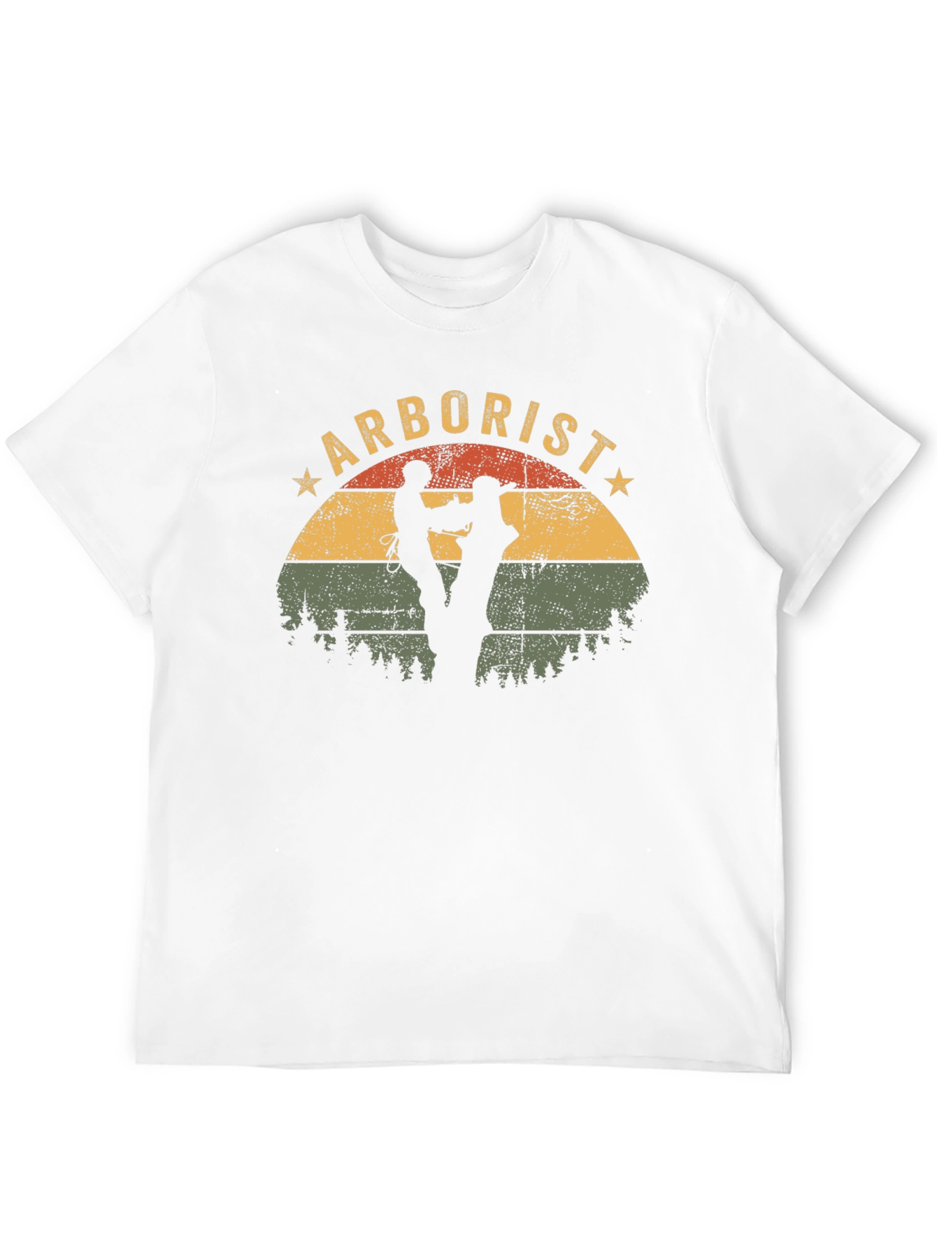 Black Arborist T-Shirt Vintage Tree Surgeon Tee view 12