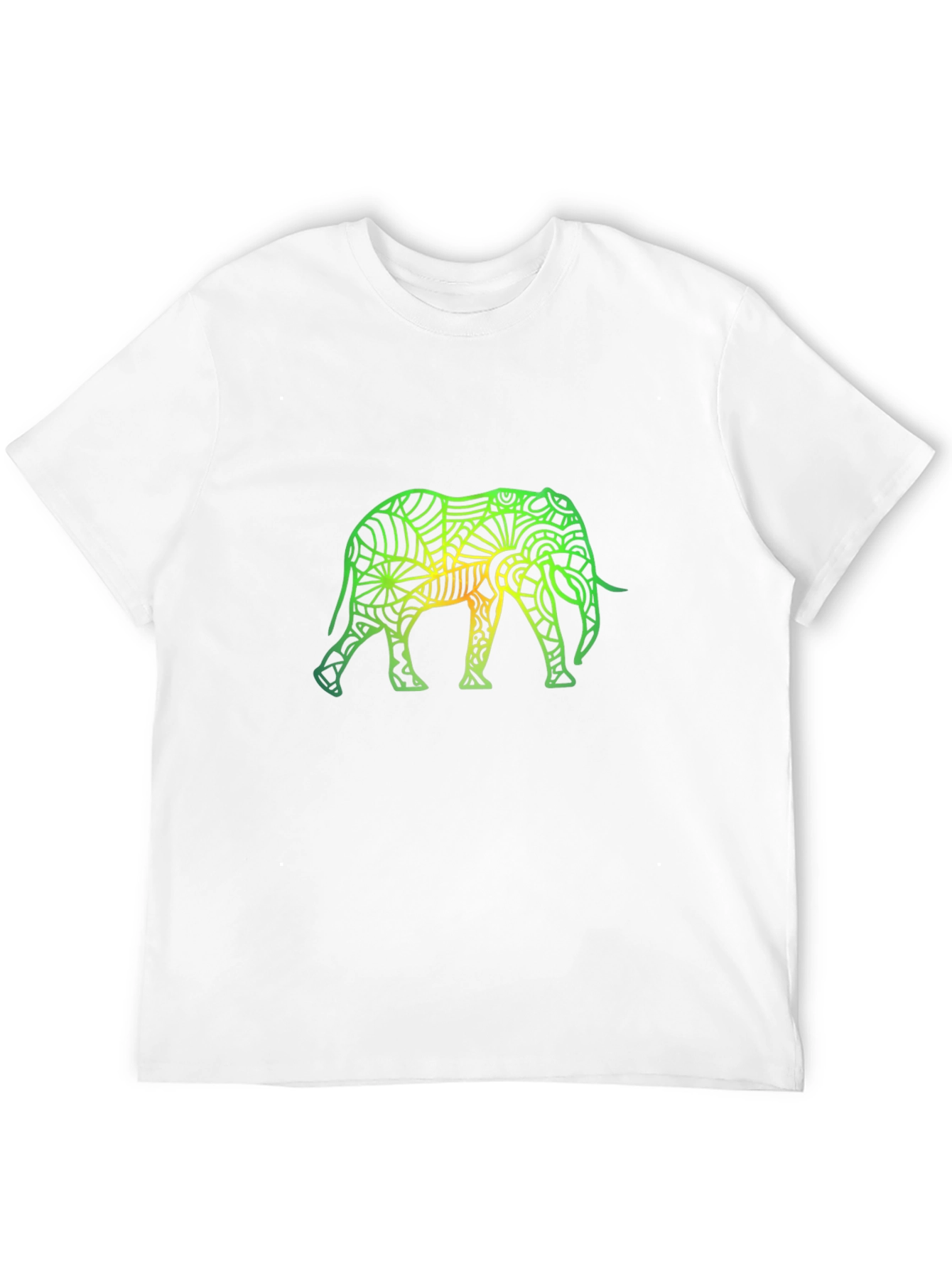 Black Elephant Graphic Tee - Stylish Animal Design view 12