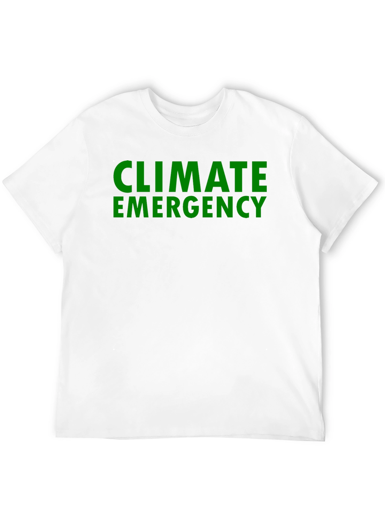 Black Climate Emergency Black T-Shirt - Bold Statement Tee view 12