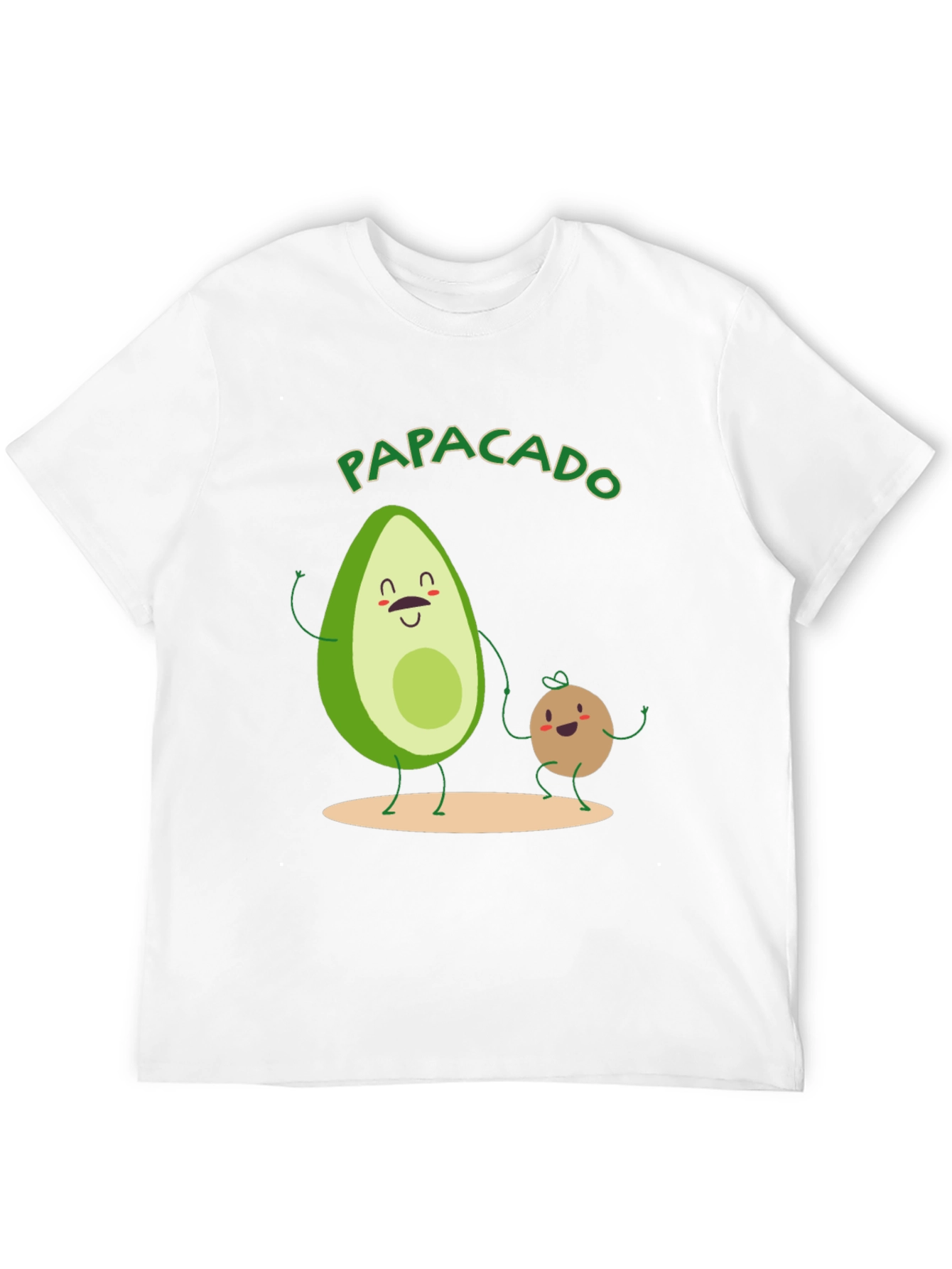Black Papacado Men's T-Shirt - Avocado Dad Father's Day Tee view 12