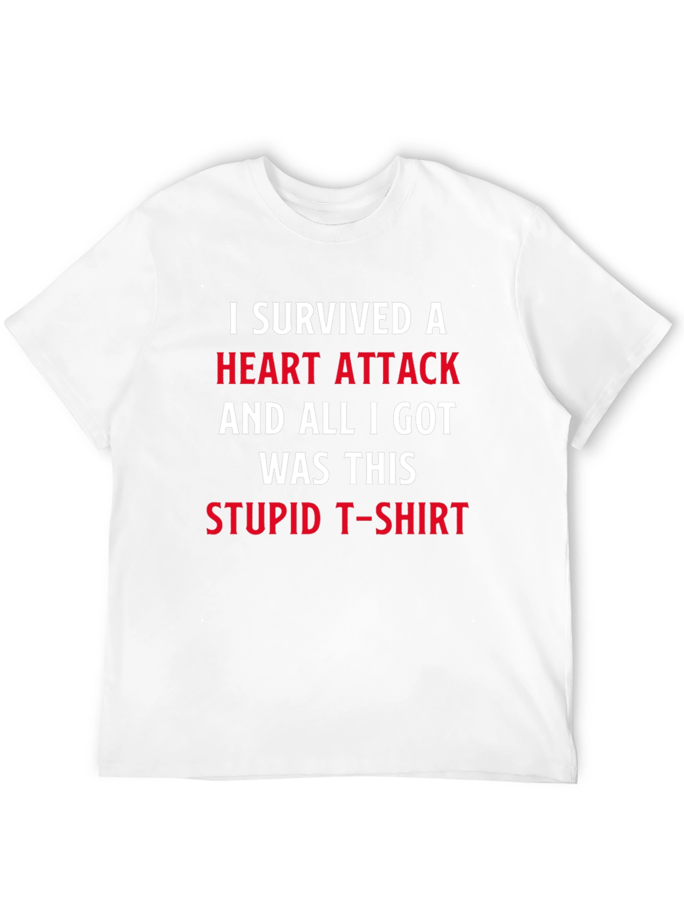 Black Heart Attack Survivor Graphic Tee - Black view 12