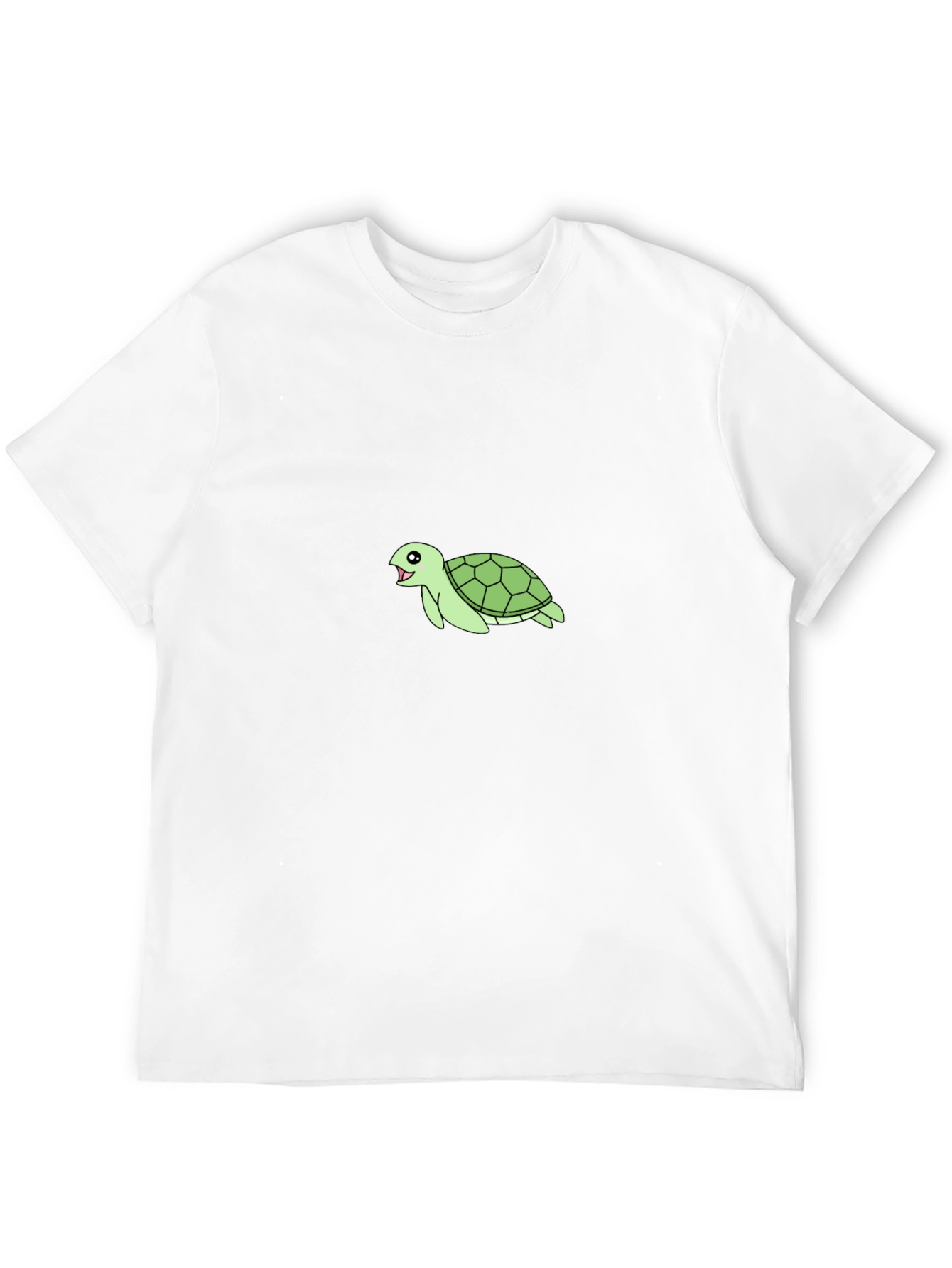 Black Cute Turtle Graphic T-Shirt - Unisex view 12