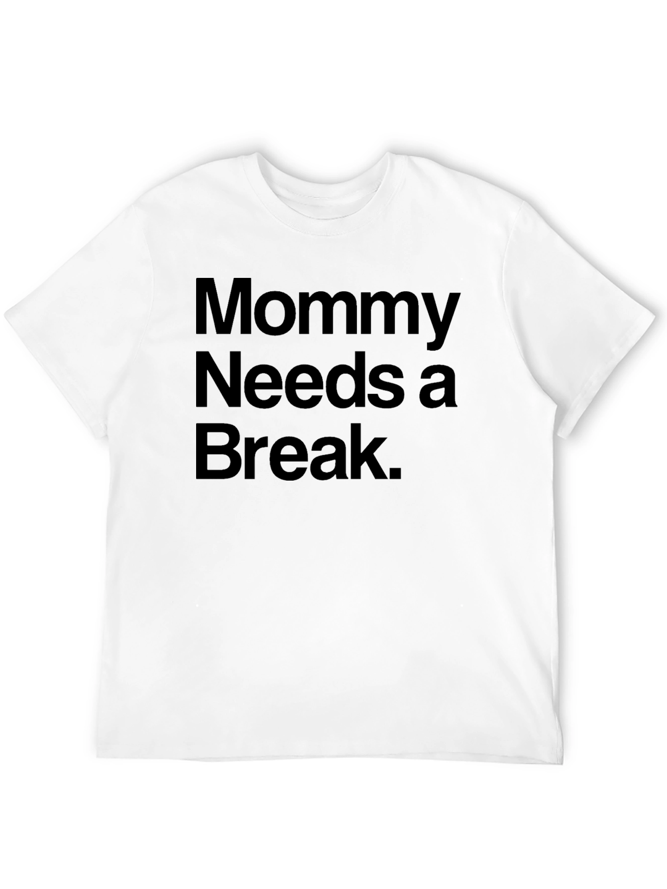 Black Mommy Needs a Break T-Shirt - Relaxing Comfort view 12