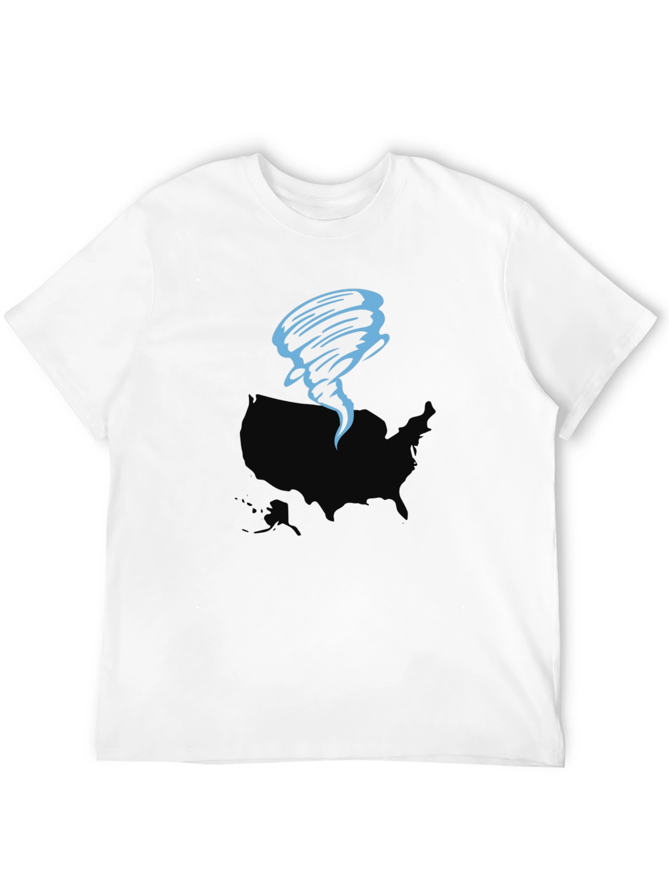 Black Tornado USA Graphic T-Shirt - Weather Tee view 12
