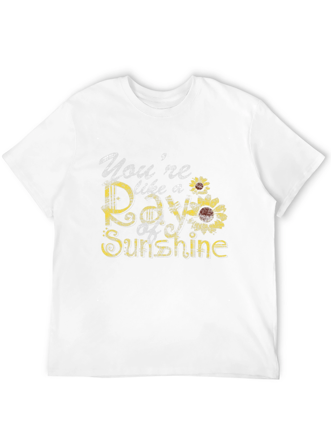 Black You're Like a Ray of Sunshine Sunflower Graphic Tee view 12