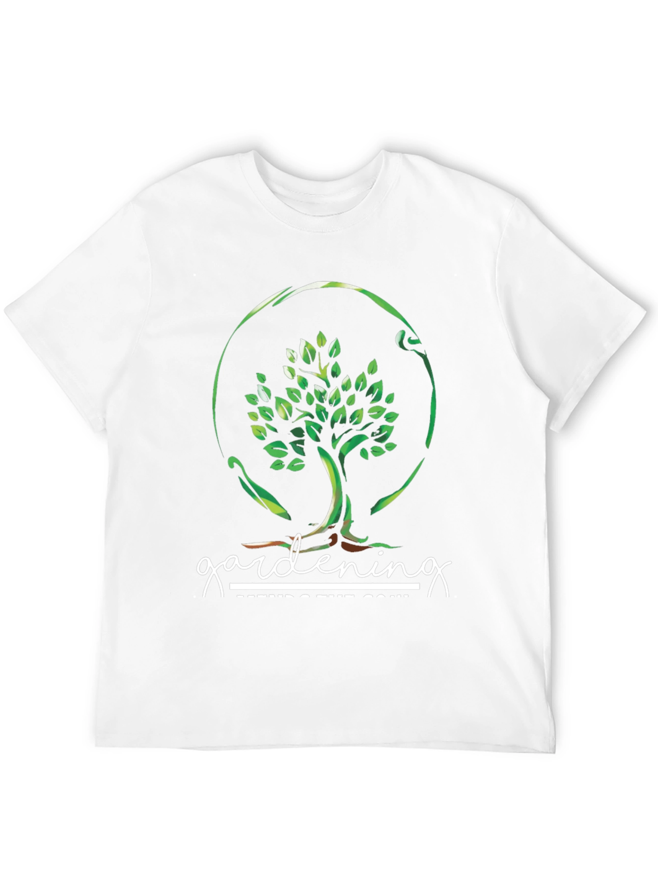Black Gardening Feeds the Soul T-Shirt view 12