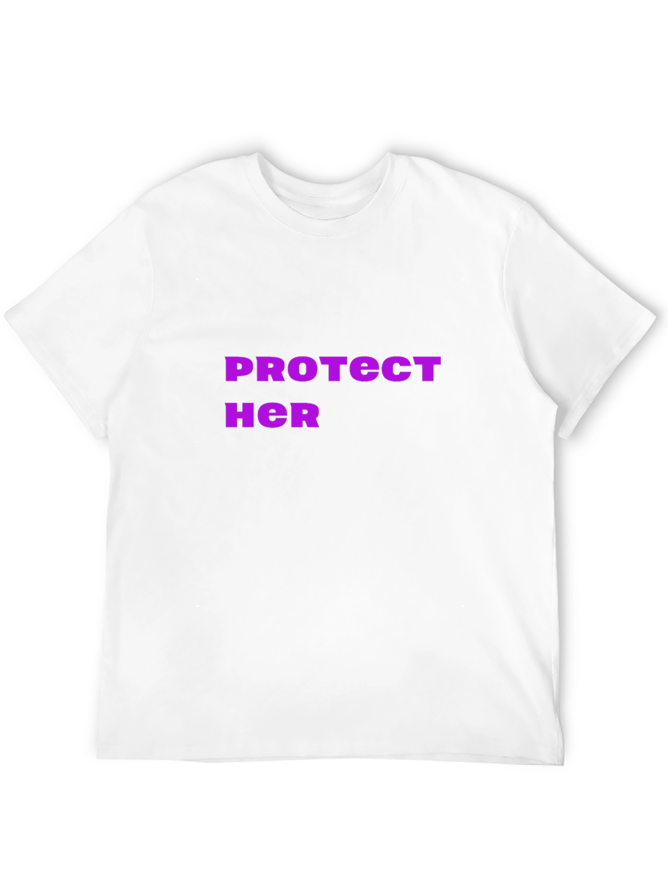 Black Protect Her Graphic Tee - Mens Black T-Shirt view 12