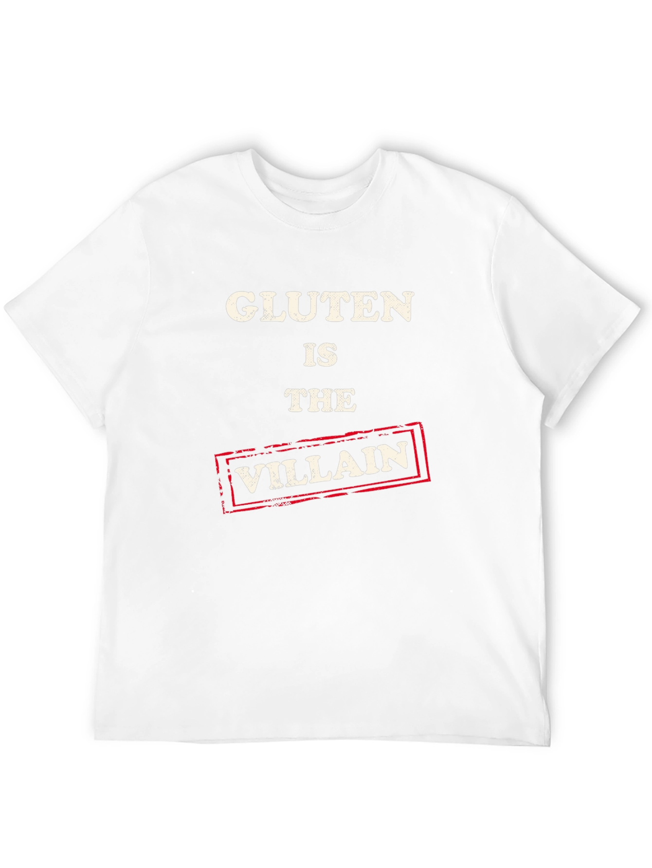 Black Gluten is the Villain Graphic T-Shirt view 12