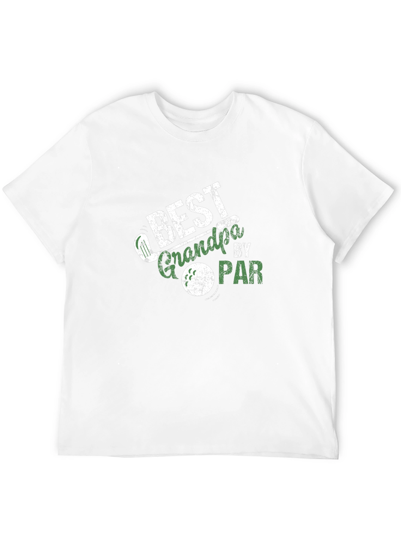 Black Best Grandpa By Par Golf T-Shirt view 12