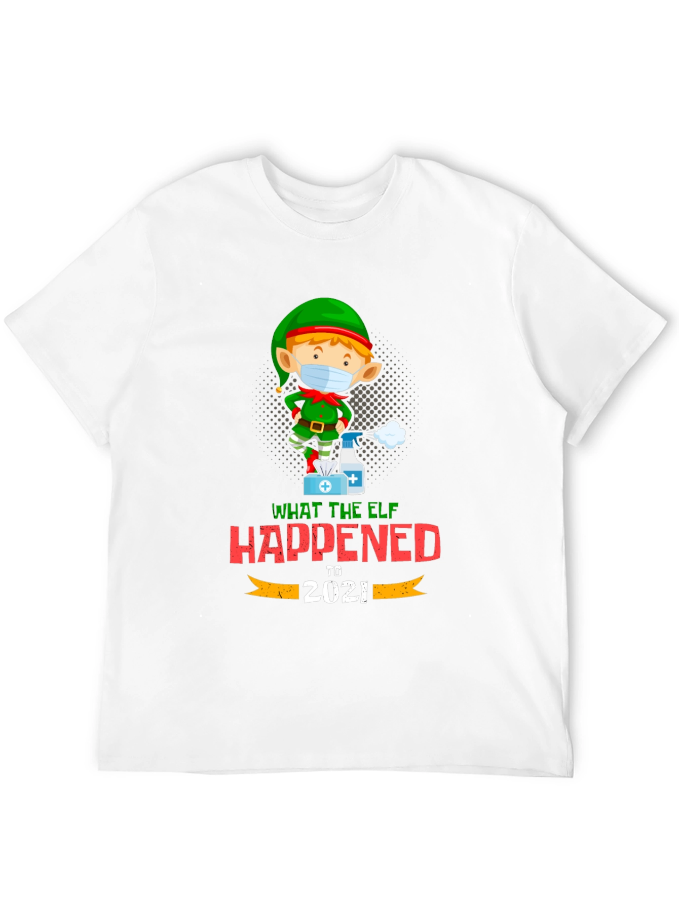 Black What The Elf Happened to 2021 T-Shirt view 12