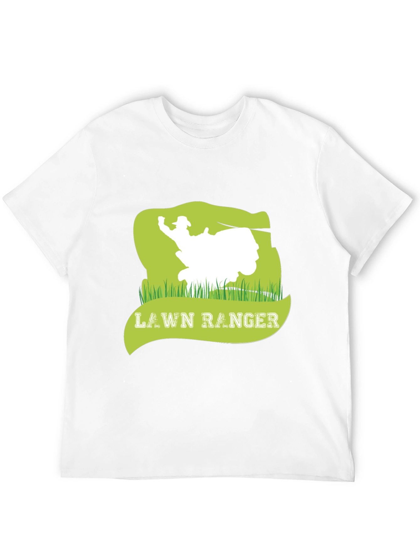 Black Lawn Ranger Graphic Tee - Mowing Humor view 12