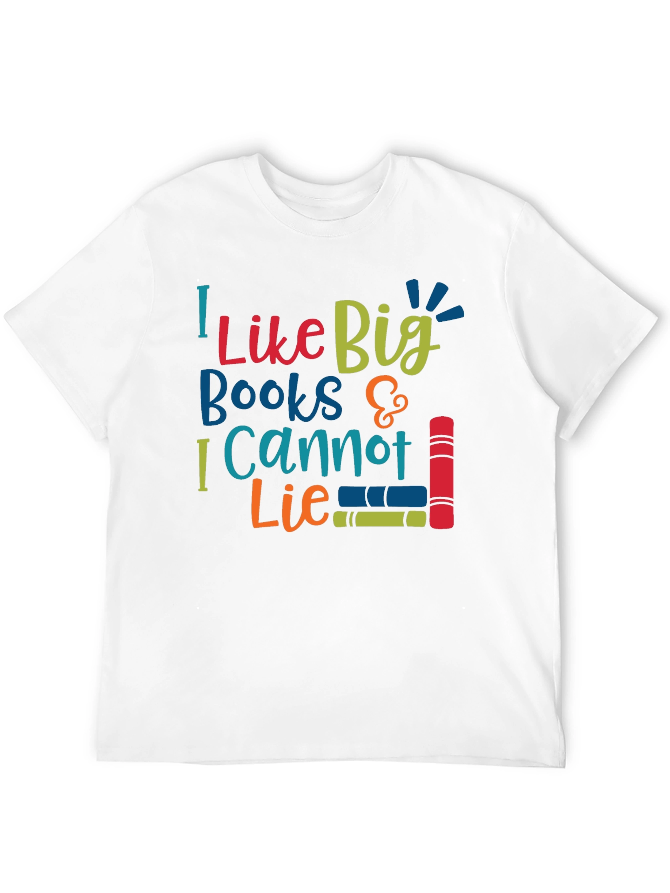 Black I Like Big Books T-Shirt view 12