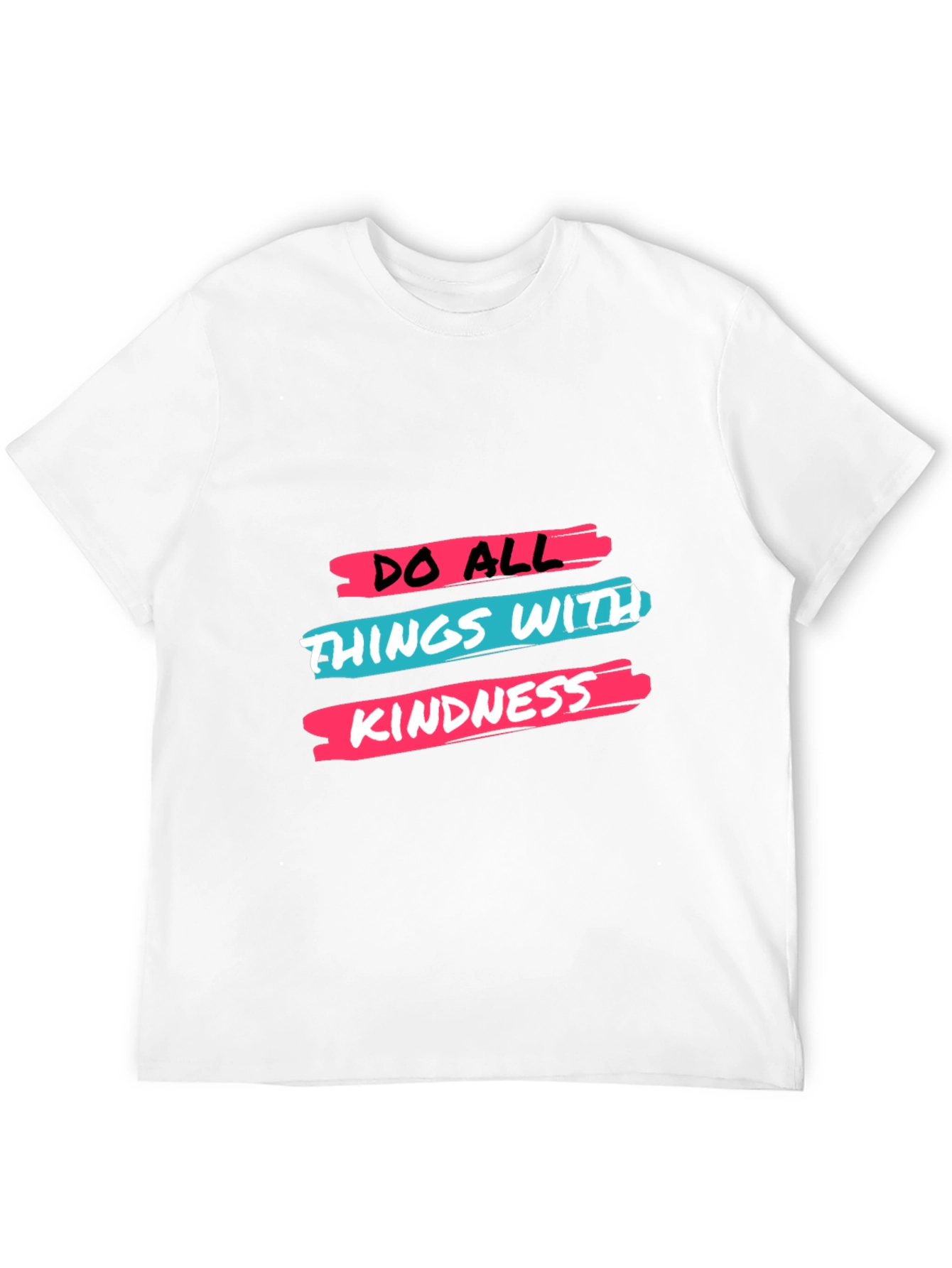 Black Kindness Graphic Tee - Black Unisex T-Shirt view 12