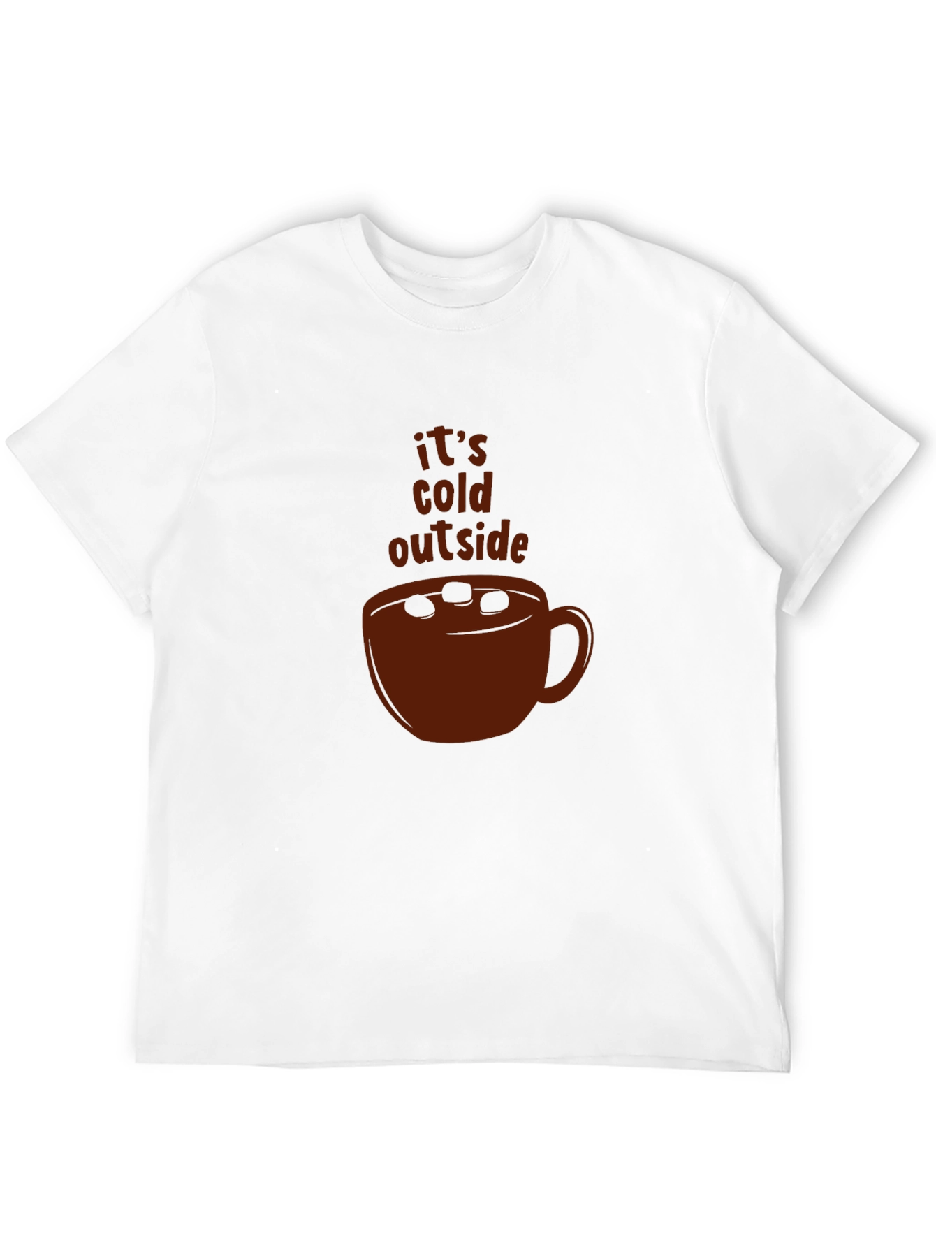 Black It's Cold Outside Cocoa T-Shirt view 12