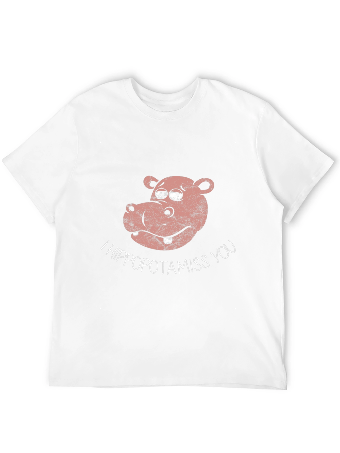 Black I Hippopotamiss You Black T-Shirt view 12