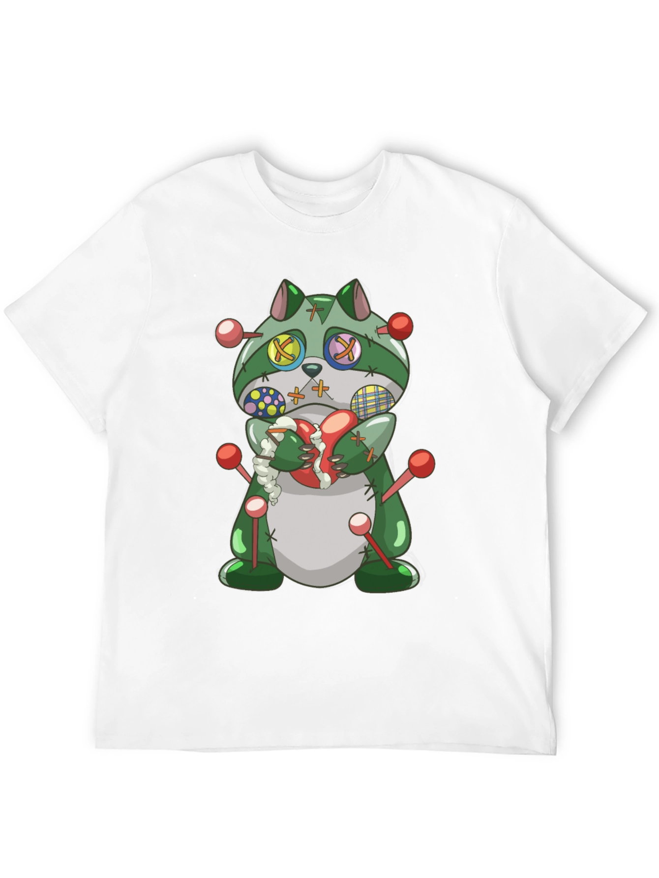 Black Voodoo Raccoon T-Shirt view 12