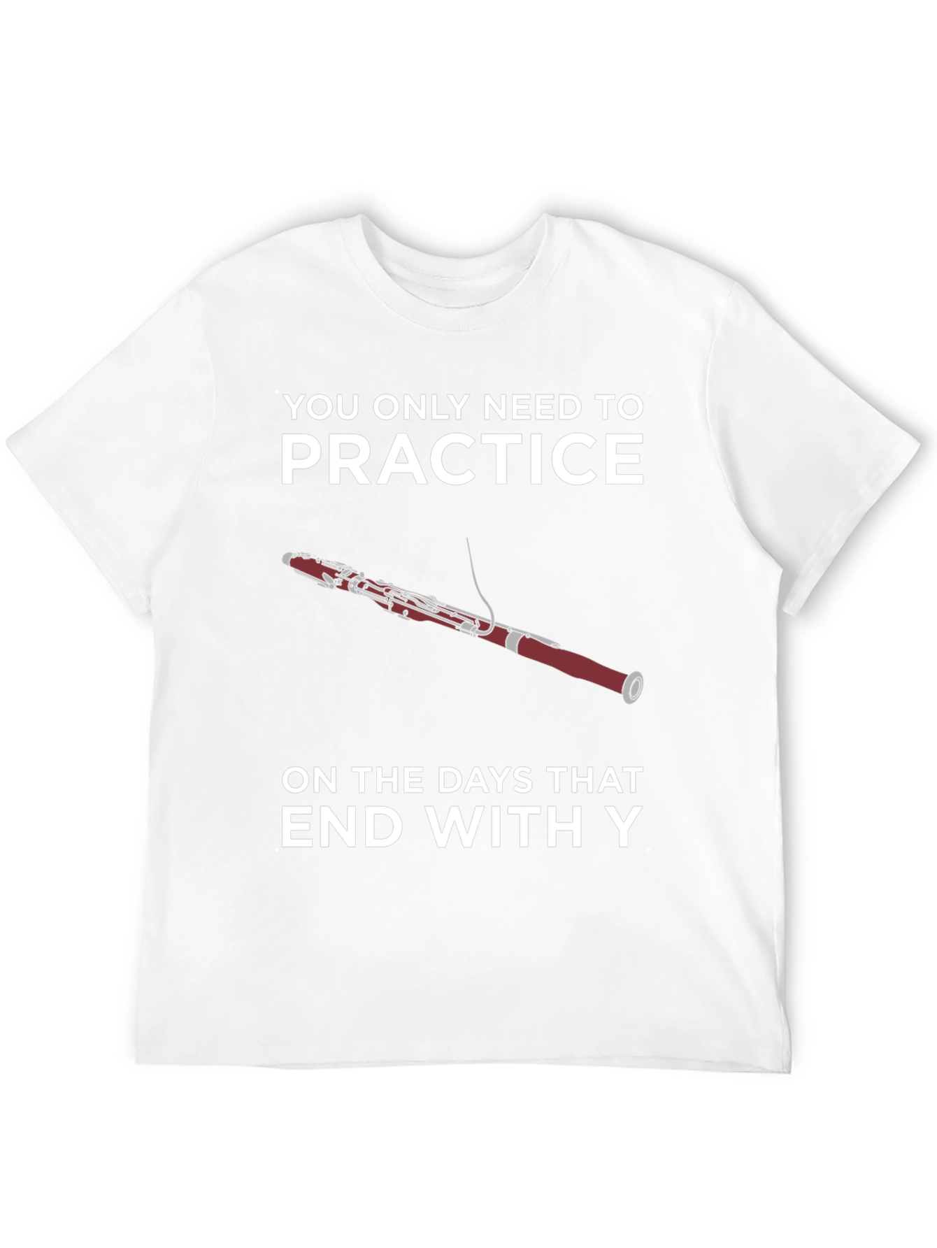 Black Practice Days T-Shirt - Bassoon Funny Musician Tee view 12