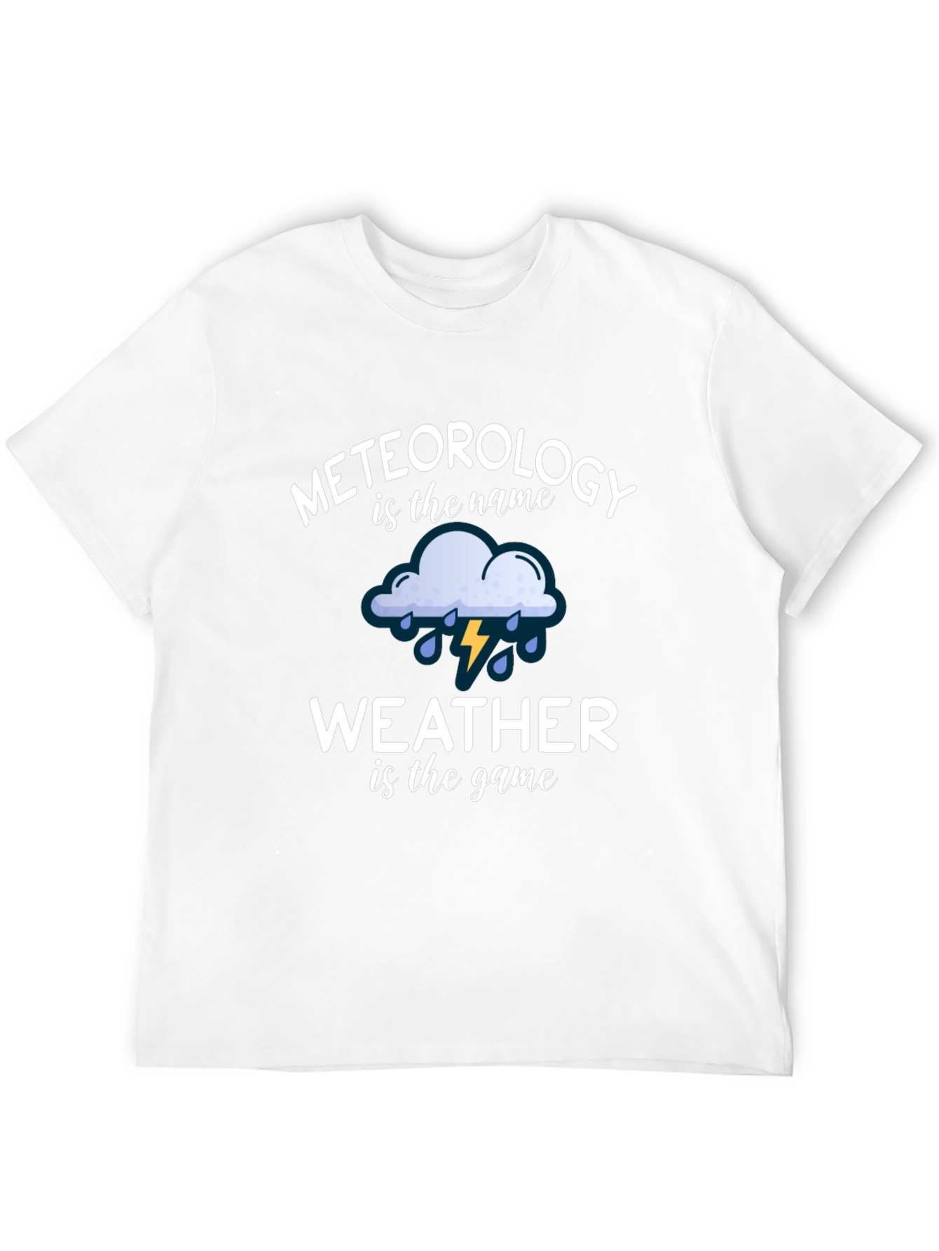 Black Meteorology Weather Graphic Novelty Tee view 12