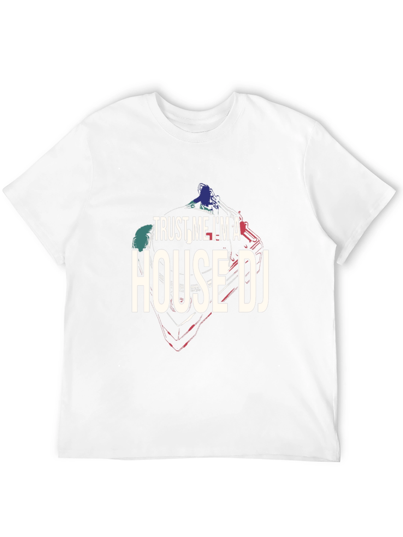 Black Trust Me I'm A House DJ Black T-Shirt view 12