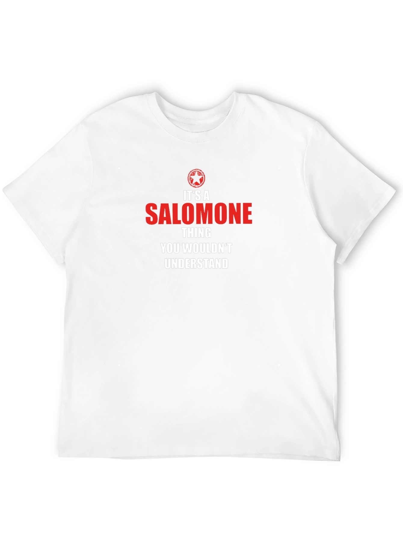 Black It's A Salomone Thing T-Shirt view 12