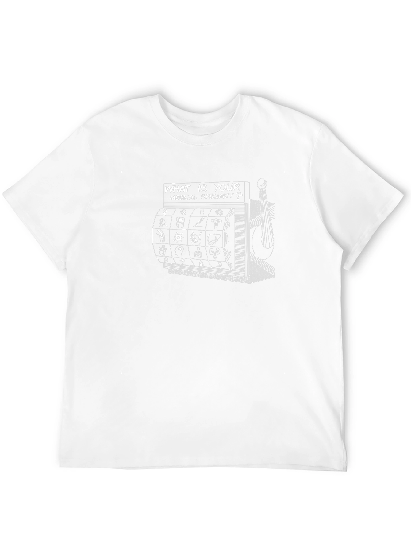 Black Medical Specialty Slot Machine T-Shirt view 12