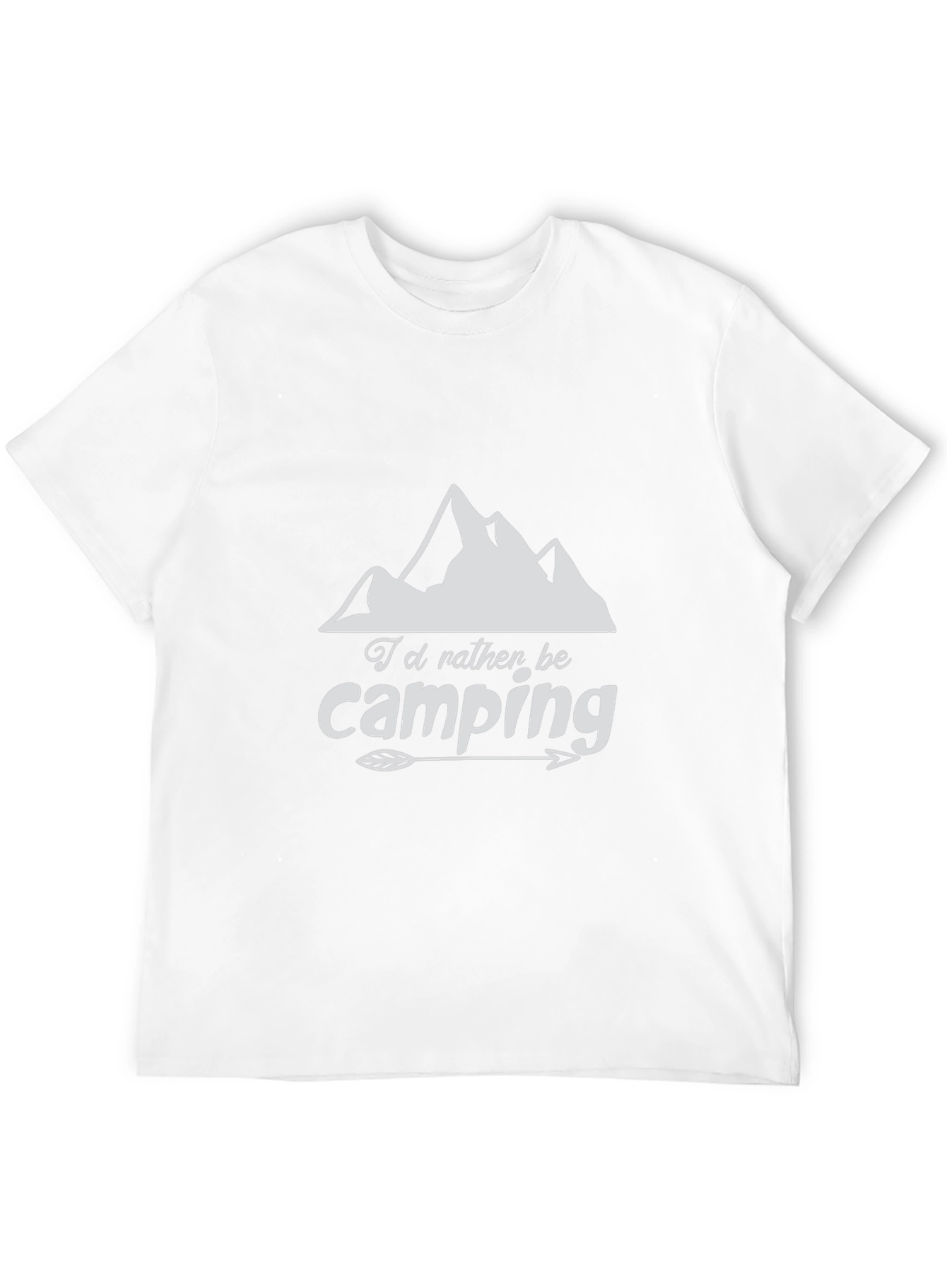 Camping T-Shirt: I'd Rather Be Camping Graphic Tee - 12