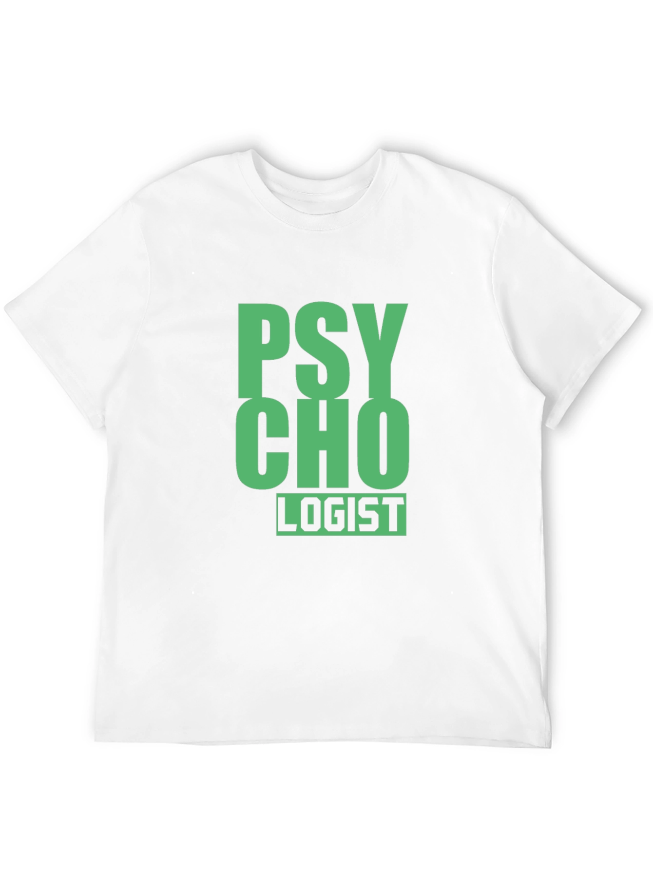 Black Psycho-Logist Graphic Tee - Black Cotton Blend view 12