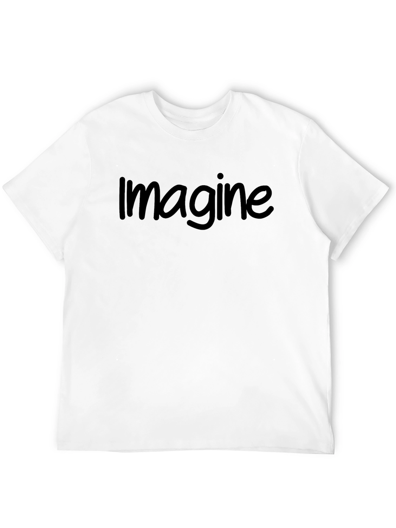 Black Imagine Graphic Black T-Shirt view 12