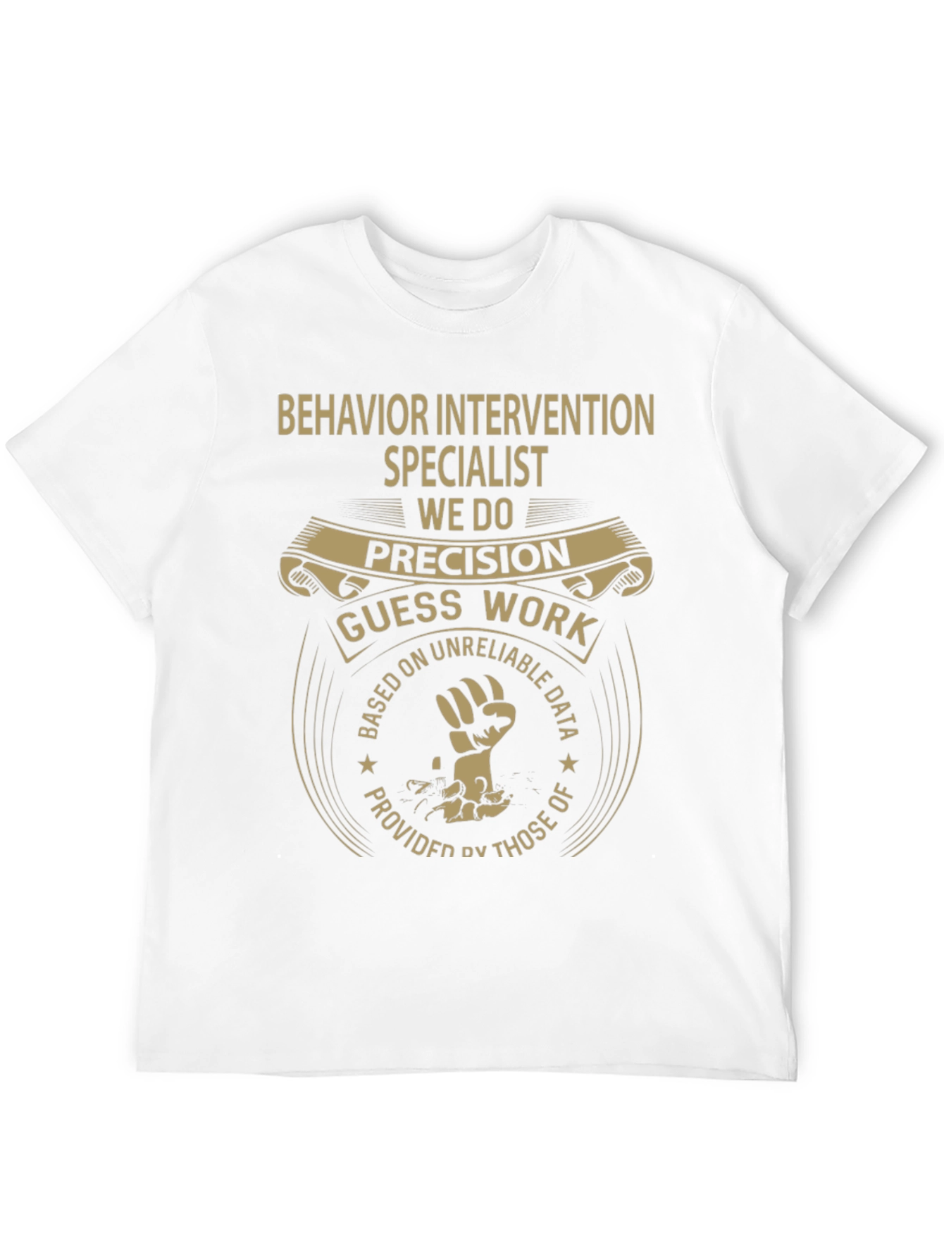 Black Behavior Intervention Specialist T-Shirt view 12