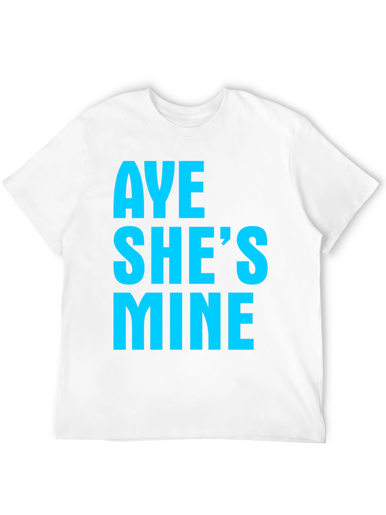 Black Aye She's Mine Graphic Tee - Black view 12