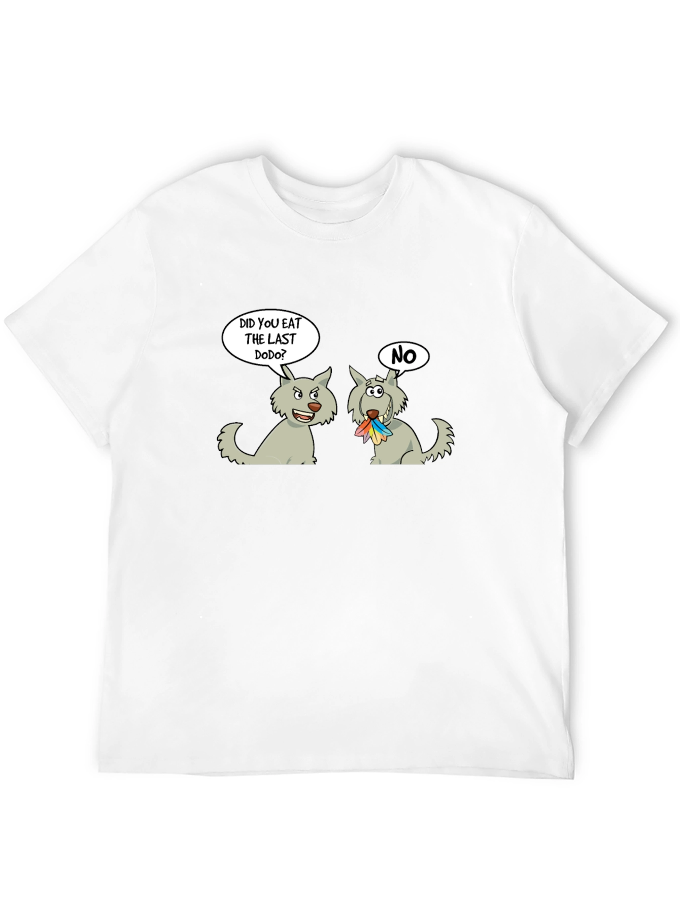 Black Funny Did You Eat the Last Dodo Black T-Shirt view 12