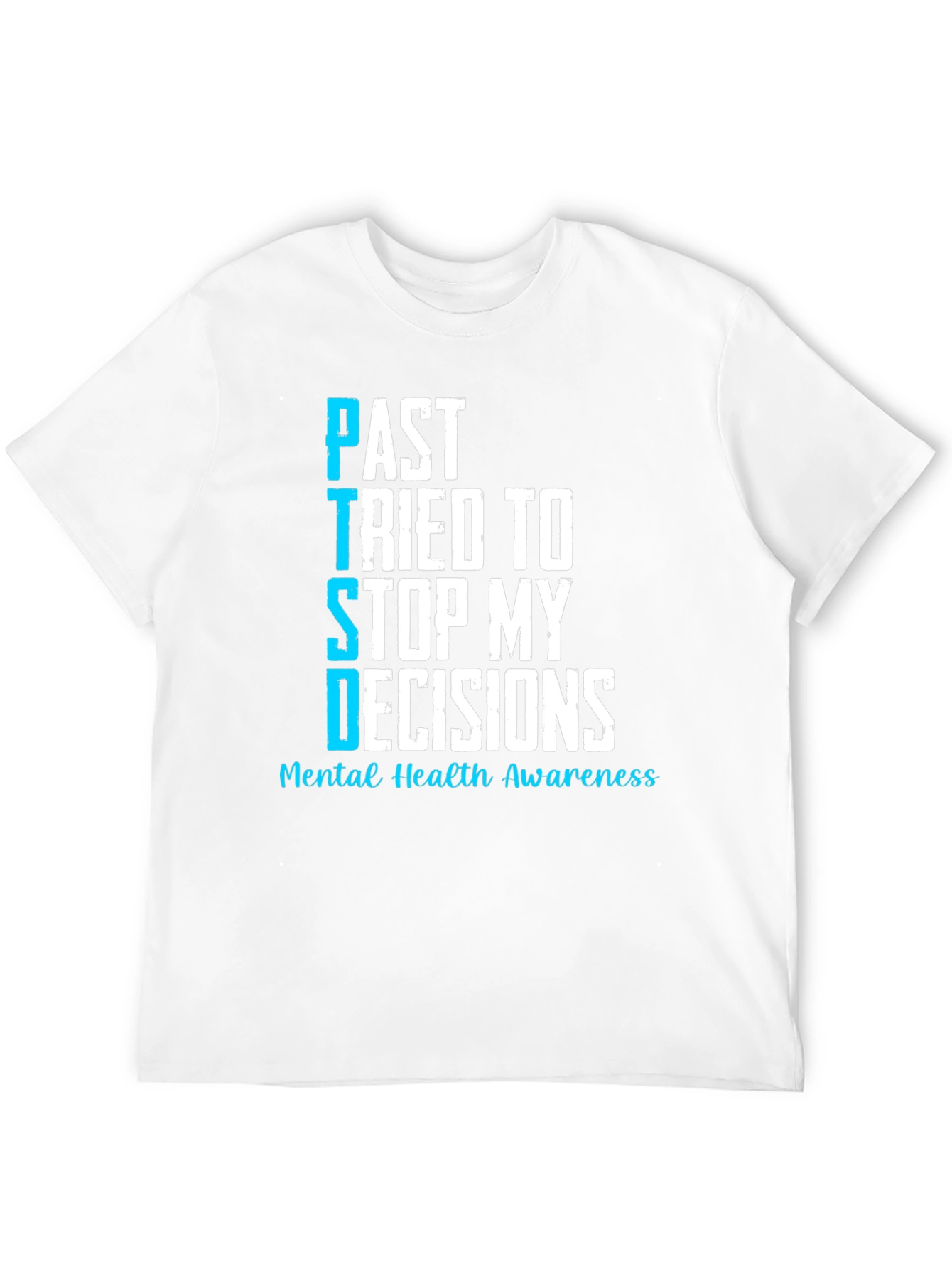 Black Mental Health Awareness PTSD T-Shirt view 12