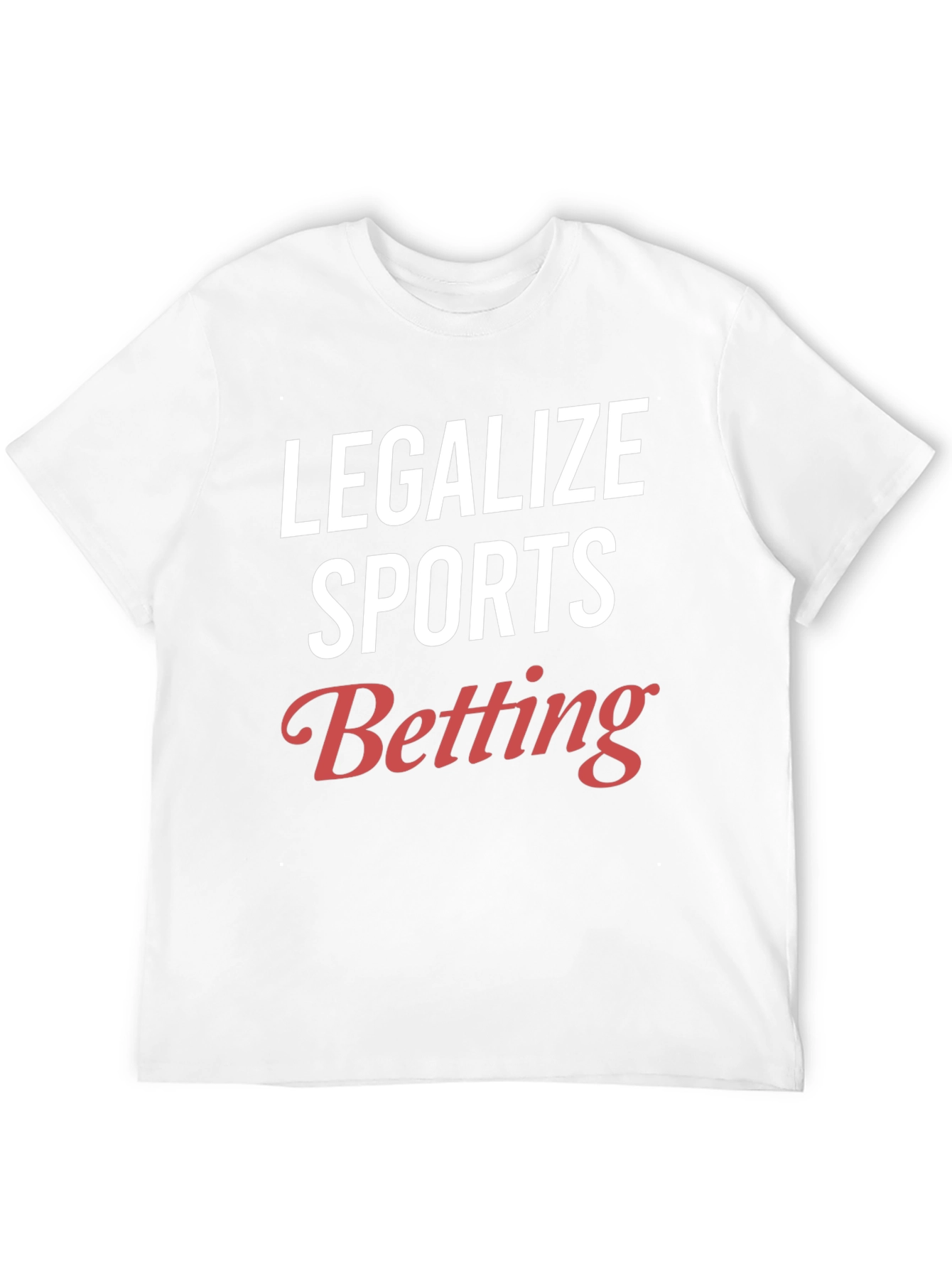 Black Legalize Sports Betting T-Shirt - Black view 12